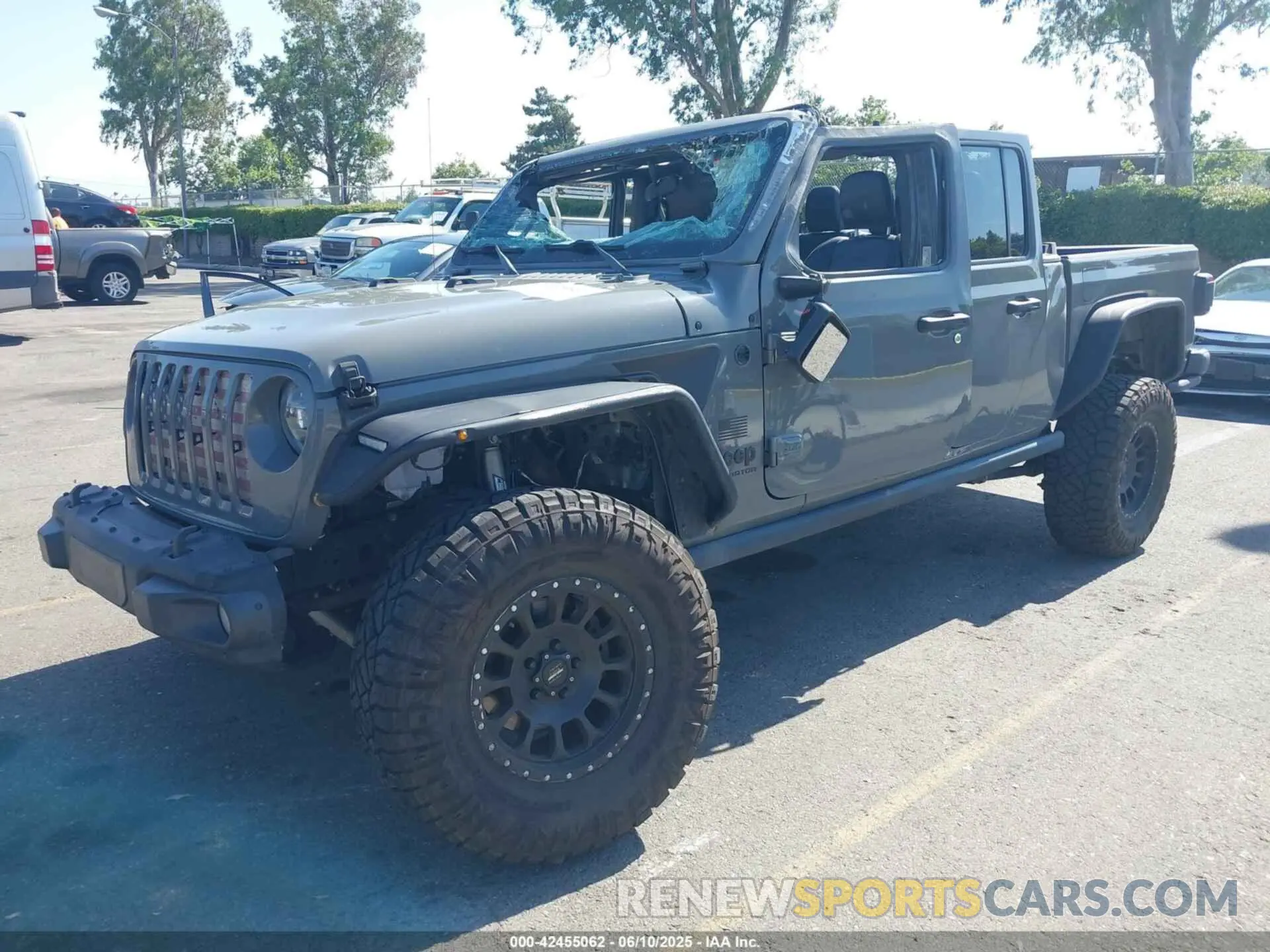2 Photograph of a damaged car 1C6HJTAG7ML564981 JEEP GLADIATOR 2021