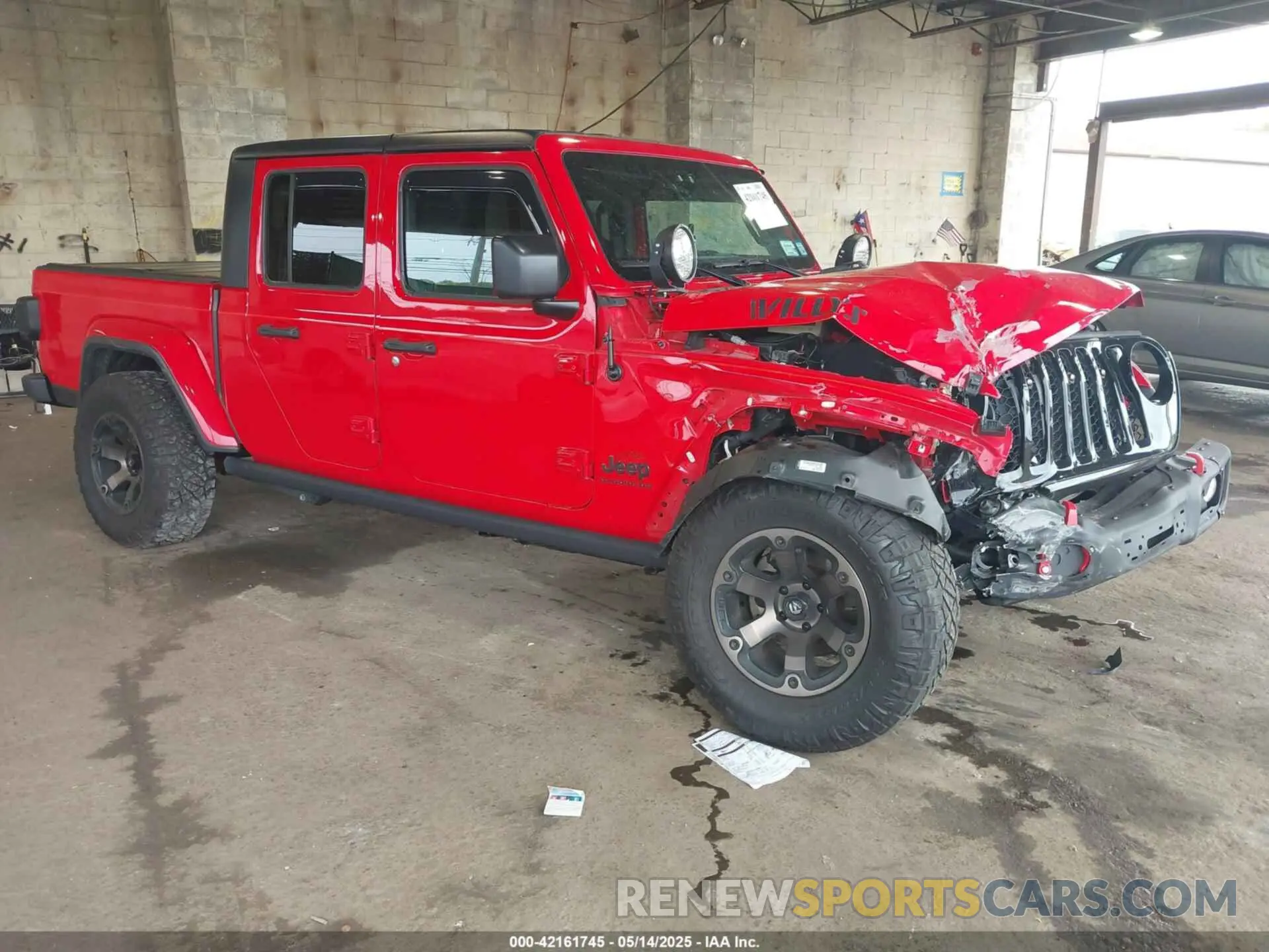 1 Photograph of a damaged car 1C6HJTAG7ML602130 JEEP GLADIATOR 2021