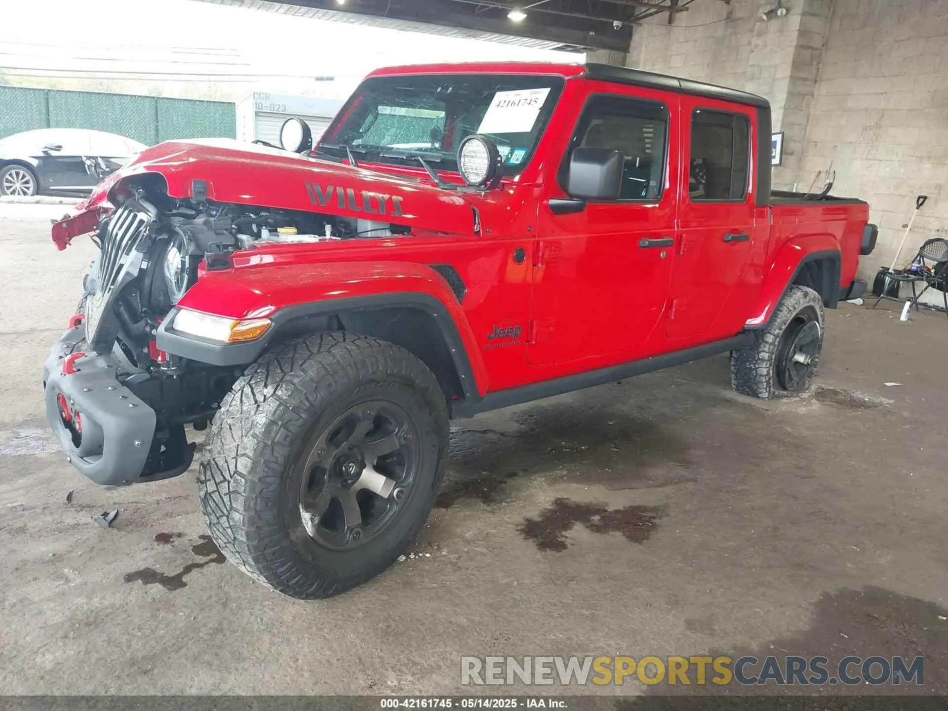 2 Photograph of a damaged car 1C6HJTAG7ML602130 JEEP GLADIATOR 2021