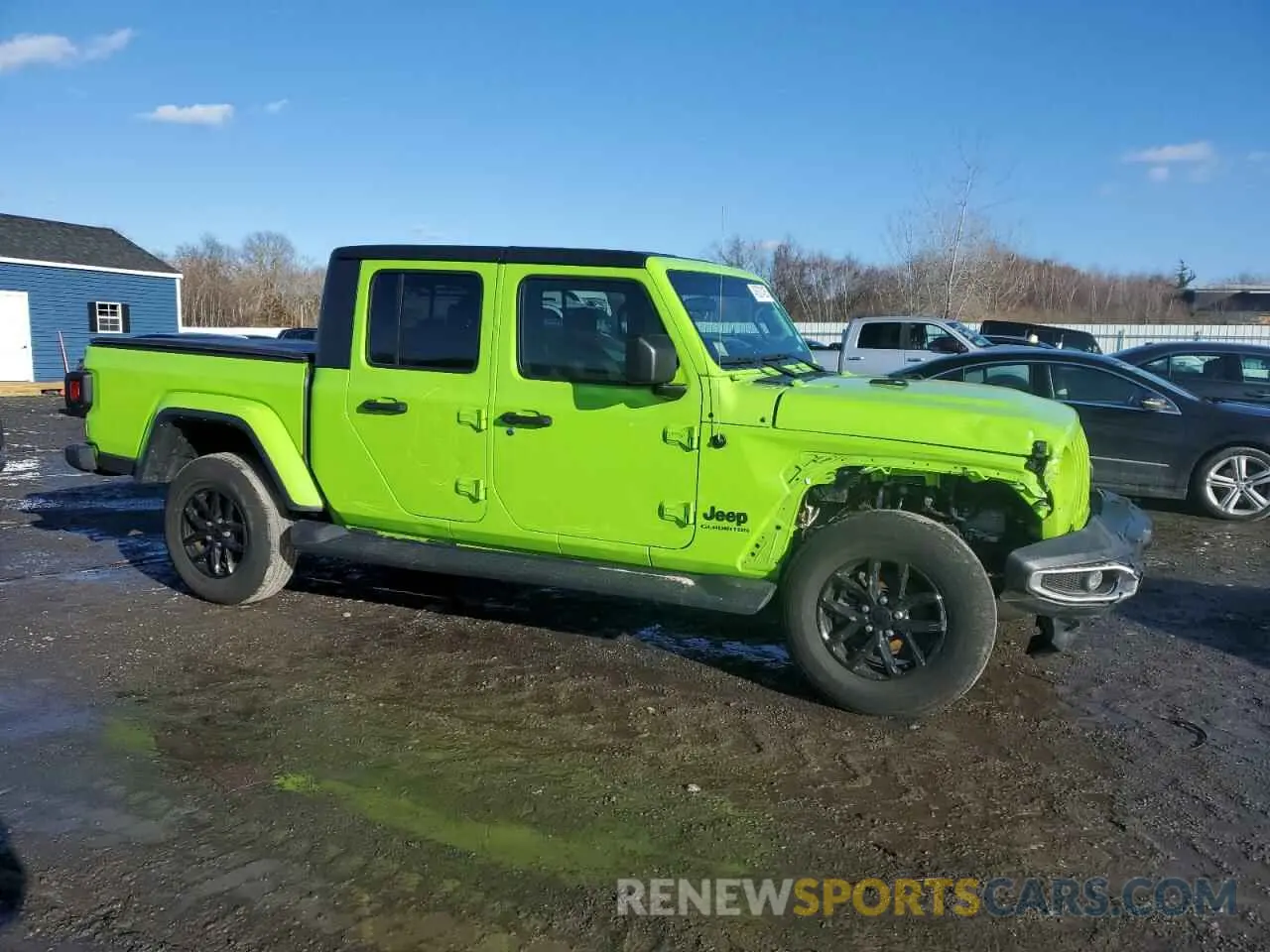 4 Photograph of a damaged car 1C6HJTAG7ML612155 JEEP GLADIATOR 2021