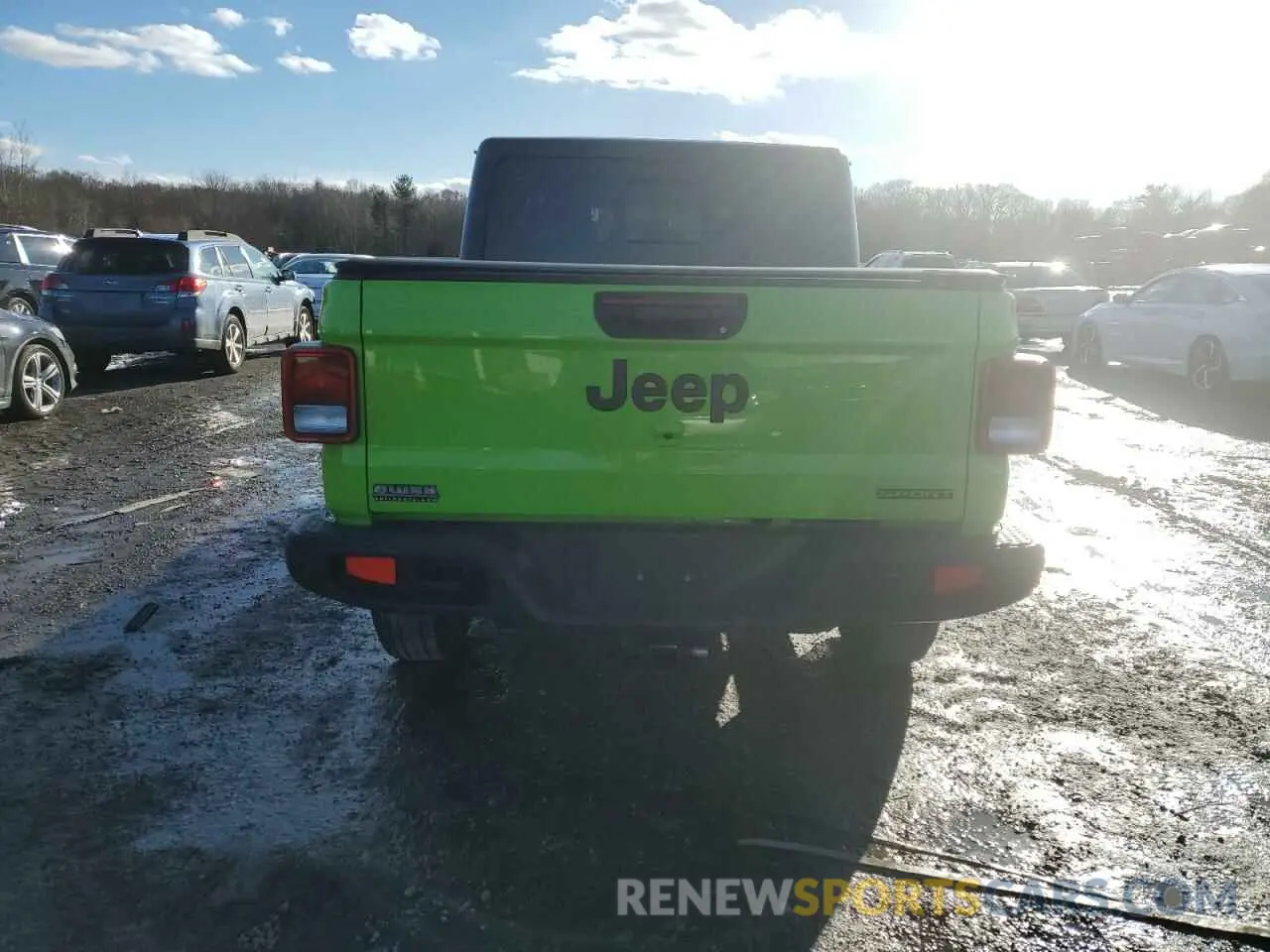 6 Photograph of a damaged car 1C6HJTAG7ML612155 JEEP GLADIATOR 2021