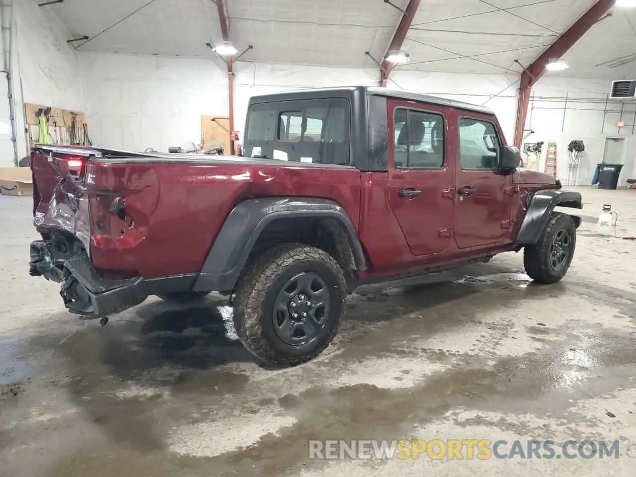 3 Photograph of a damaged car 1C6HJTAG8ML519371 JEEP GLADIATOR 2021