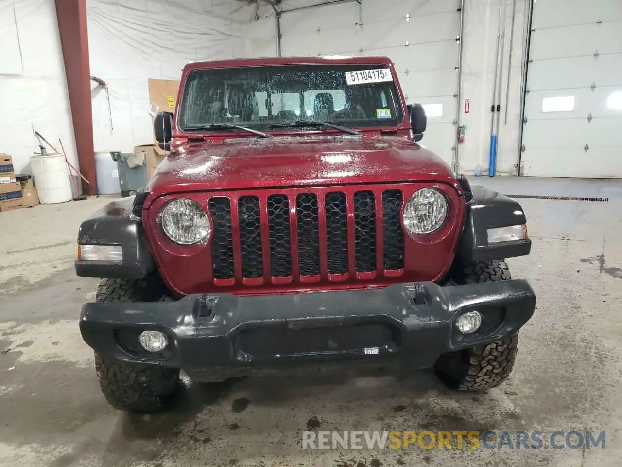 5 Photograph of a damaged car 1C6HJTAG8ML519371 JEEP GLADIATOR 2021
