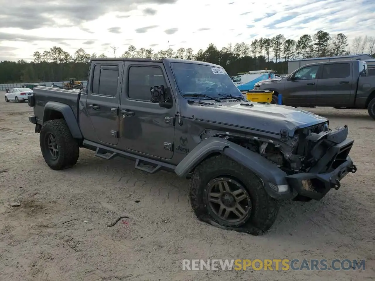 4 Photograph of a damaged car 1C6HJTAG8ML519743 JEEP GLADIATOR 2021