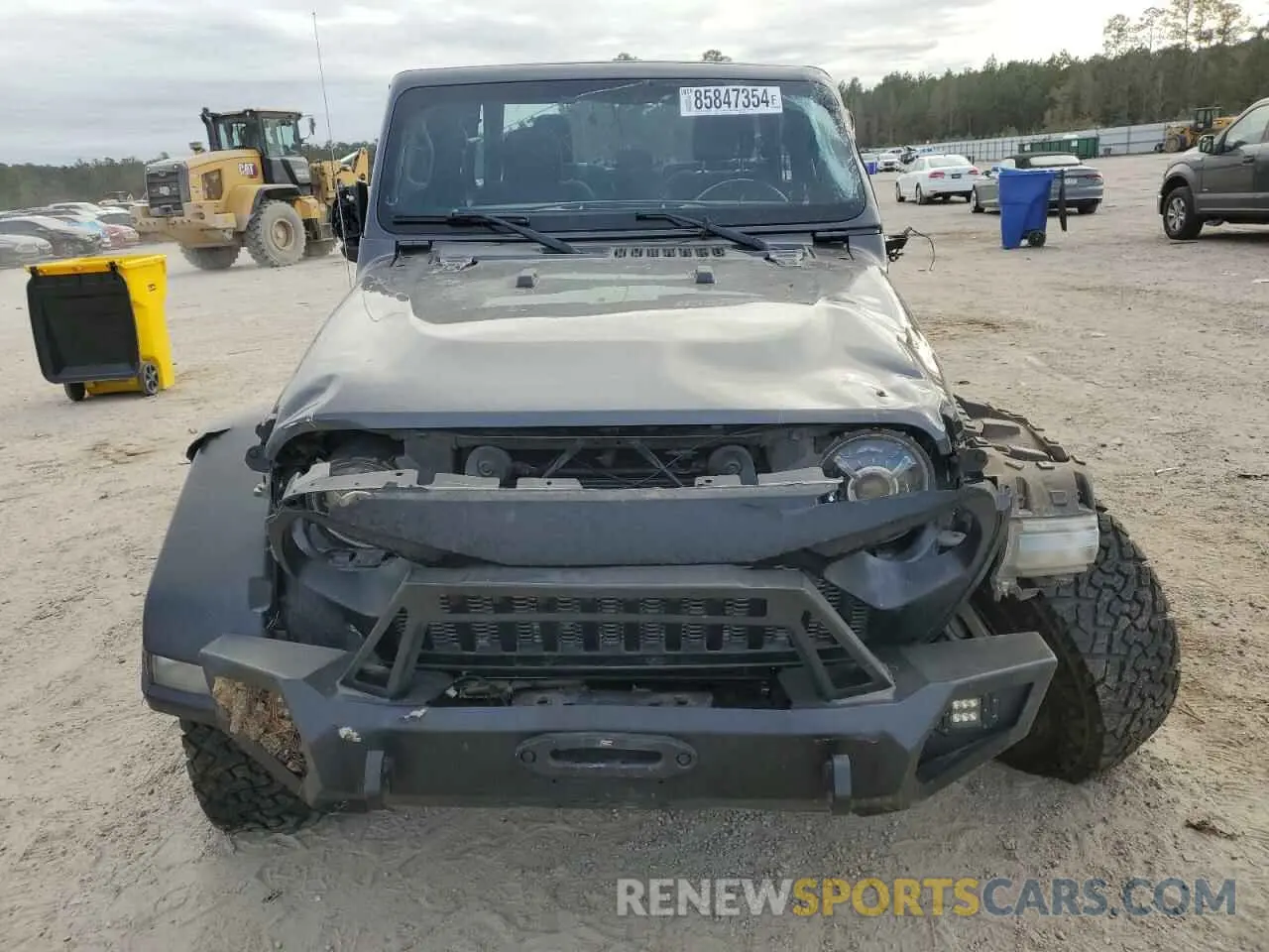 5 Photograph of a damaged car 1C6HJTAG8ML519743 JEEP GLADIATOR 2021