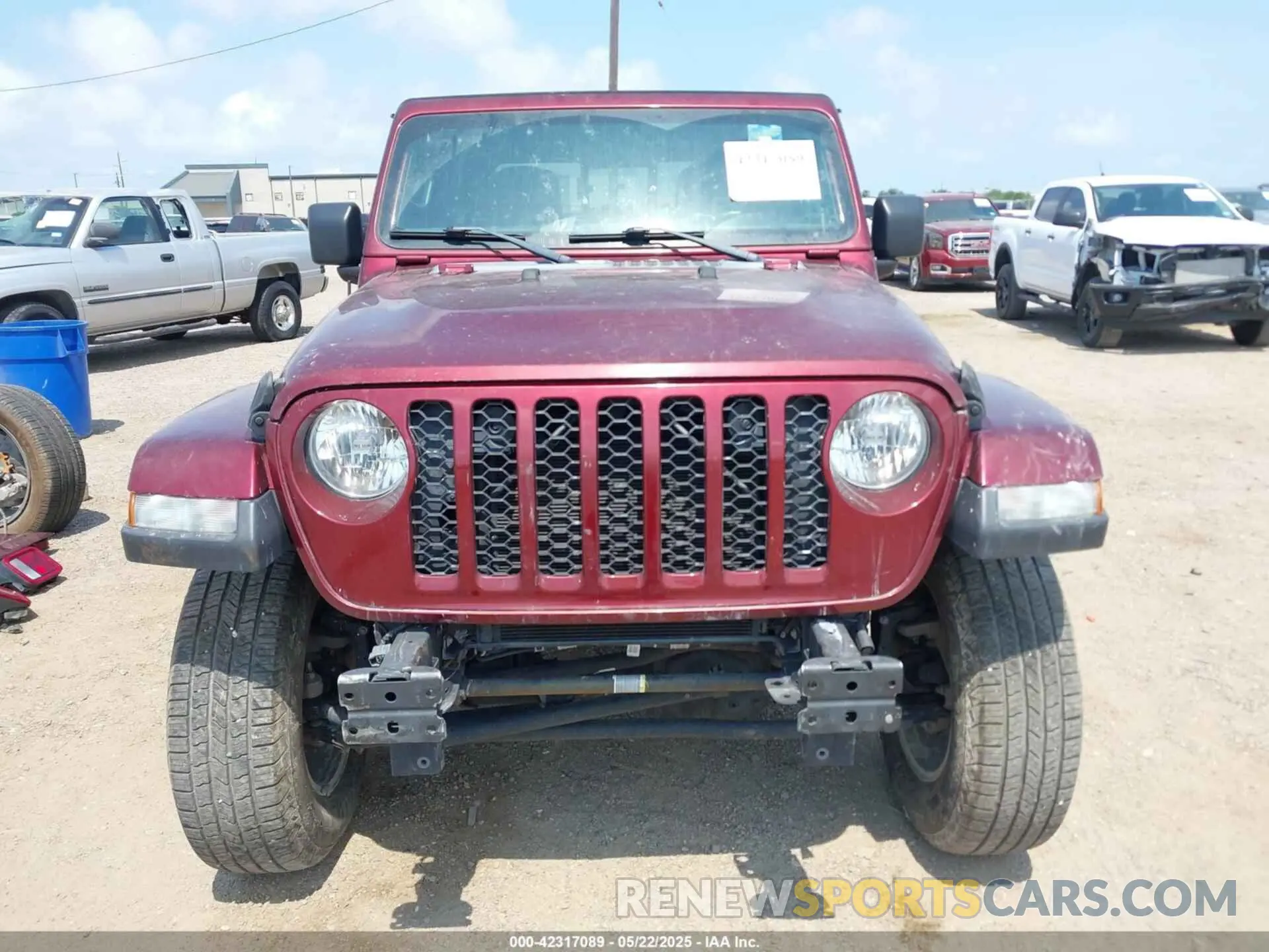 13 Photograph of a damaged car 1C6HJTAG8ML542343 JEEP GLADIATOR 2021