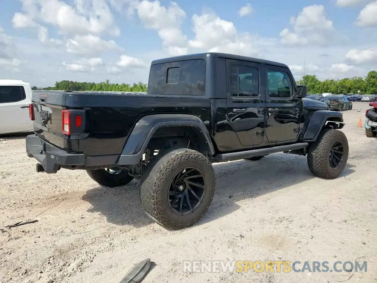 3 Photograph of a damaged car 1C6HJTAG8ML580882 JEEP GLADIATOR 2021
