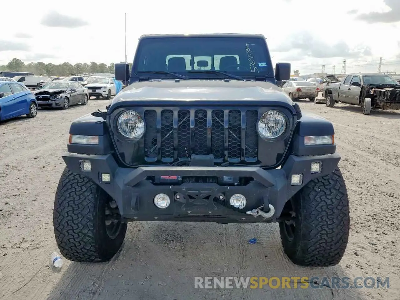 5 Photograph of a damaged car 1C6HJTAG8ML580882 JEEP GLADIATOR 2021