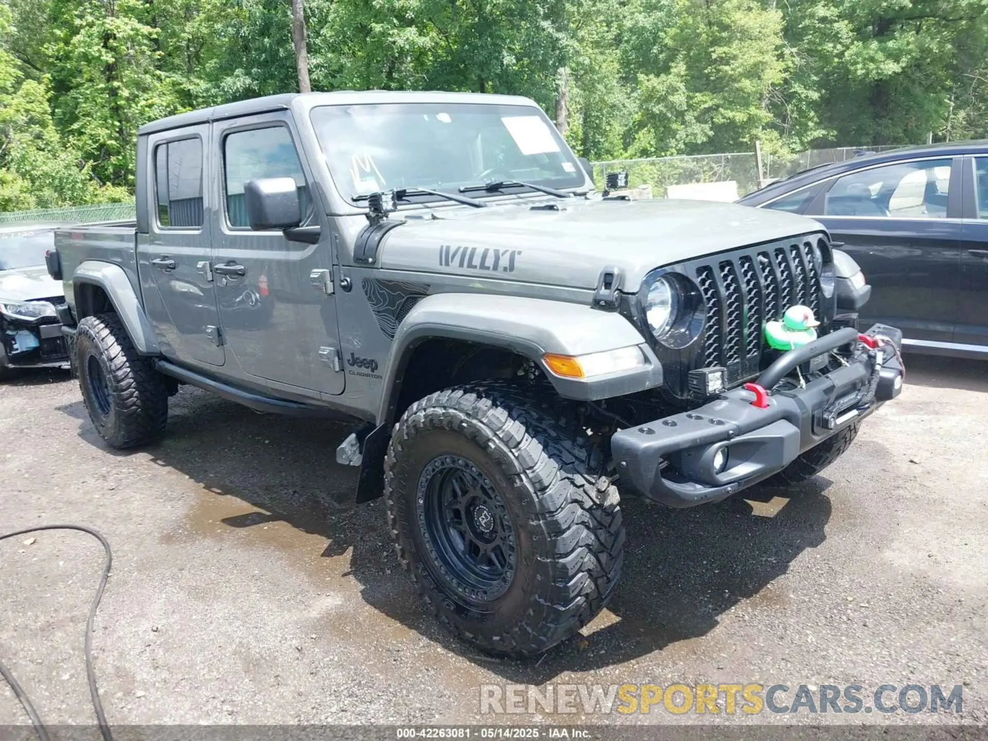 1 Photograph of a damaged car 1C6HJTAG9ML523090 JEEP GLADIATOR 2021