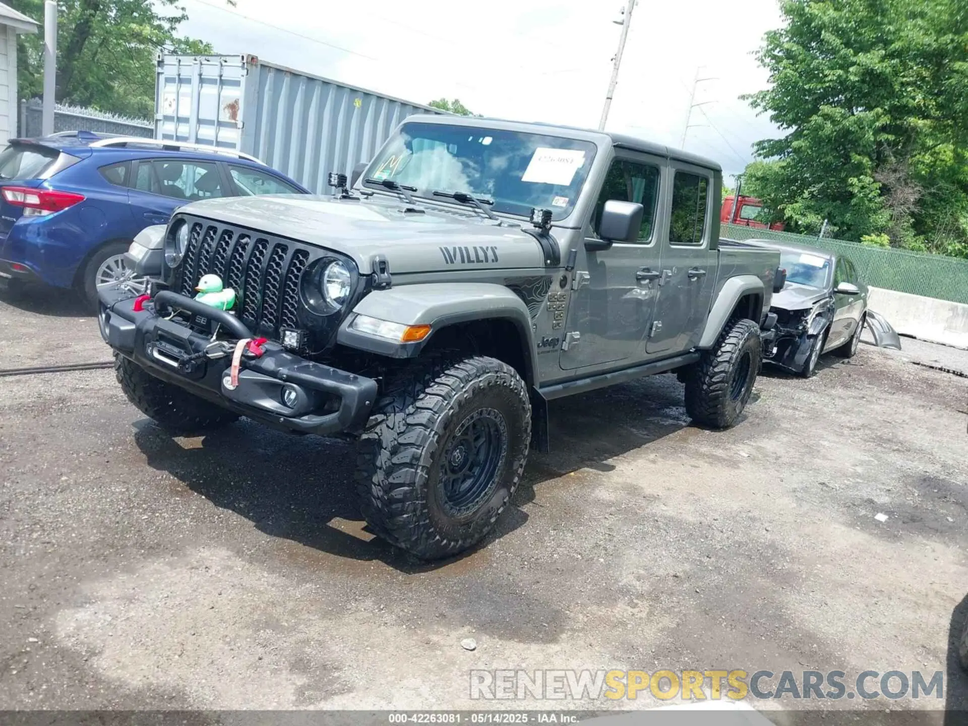 2 Photograph of a damaged car 1C6HJTAG9ML523090 JEEP GLADIATOR 2021