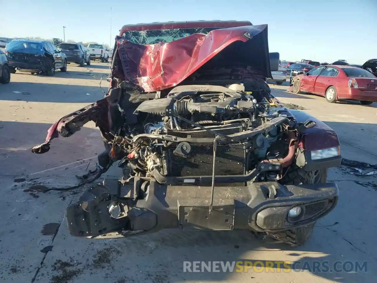 5 Photograph of a damaged car 1C6HJTAG9ML581023 JEEP GLADIATOR 2021