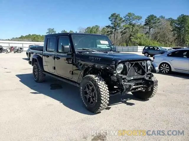 10 Photograph of a damaged car 1C6HJTAG9ML592006 JEEP GLADIATOR 2021