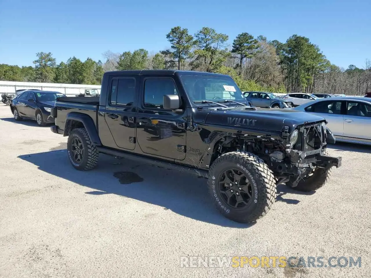 4 Photograph of a damaged car 1C6HJTAG9ML592006 JEEP GLADIATOR 2021
