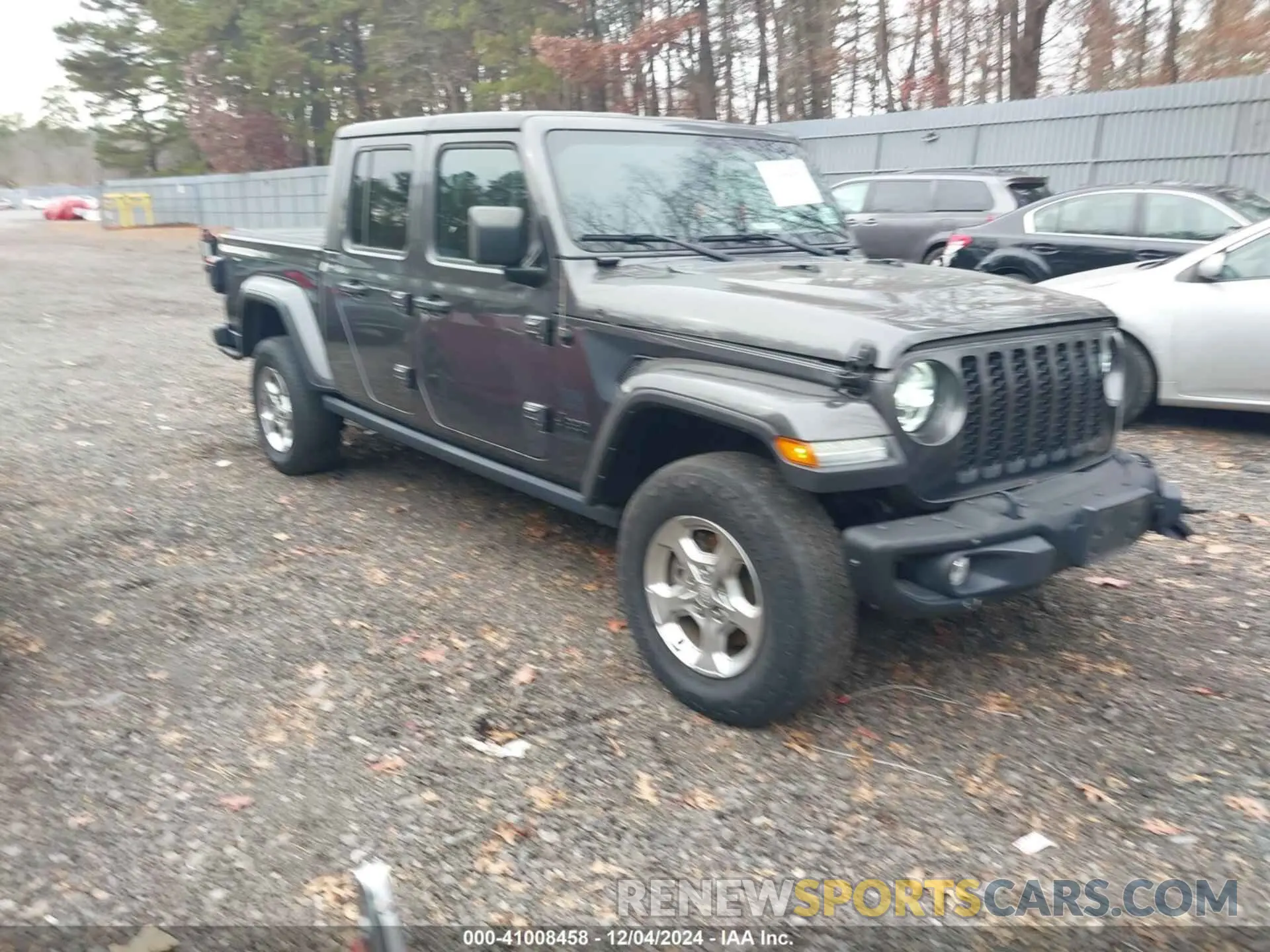 1 Photograph of a damaged car 1C6HJTAG9ML596170 JEEP GLADIATOR 2021