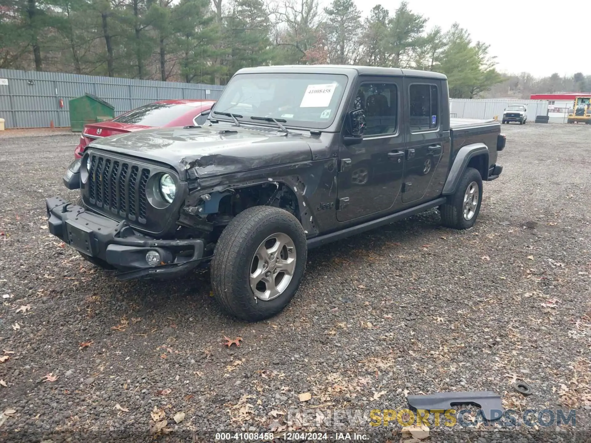 2 Photograph of a damaged car 1C6HJTAG9ML596170 JEEP GLADIATOR 2021