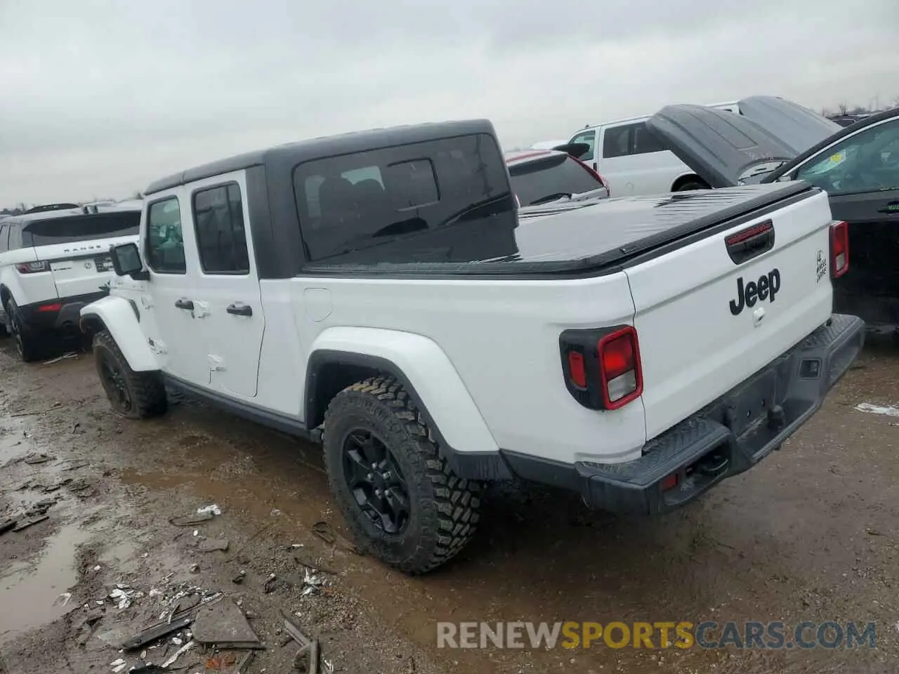 2 Photograph of a damaged car 1C6HJTAG9ML605725 JEEP GLADIATOR 2021