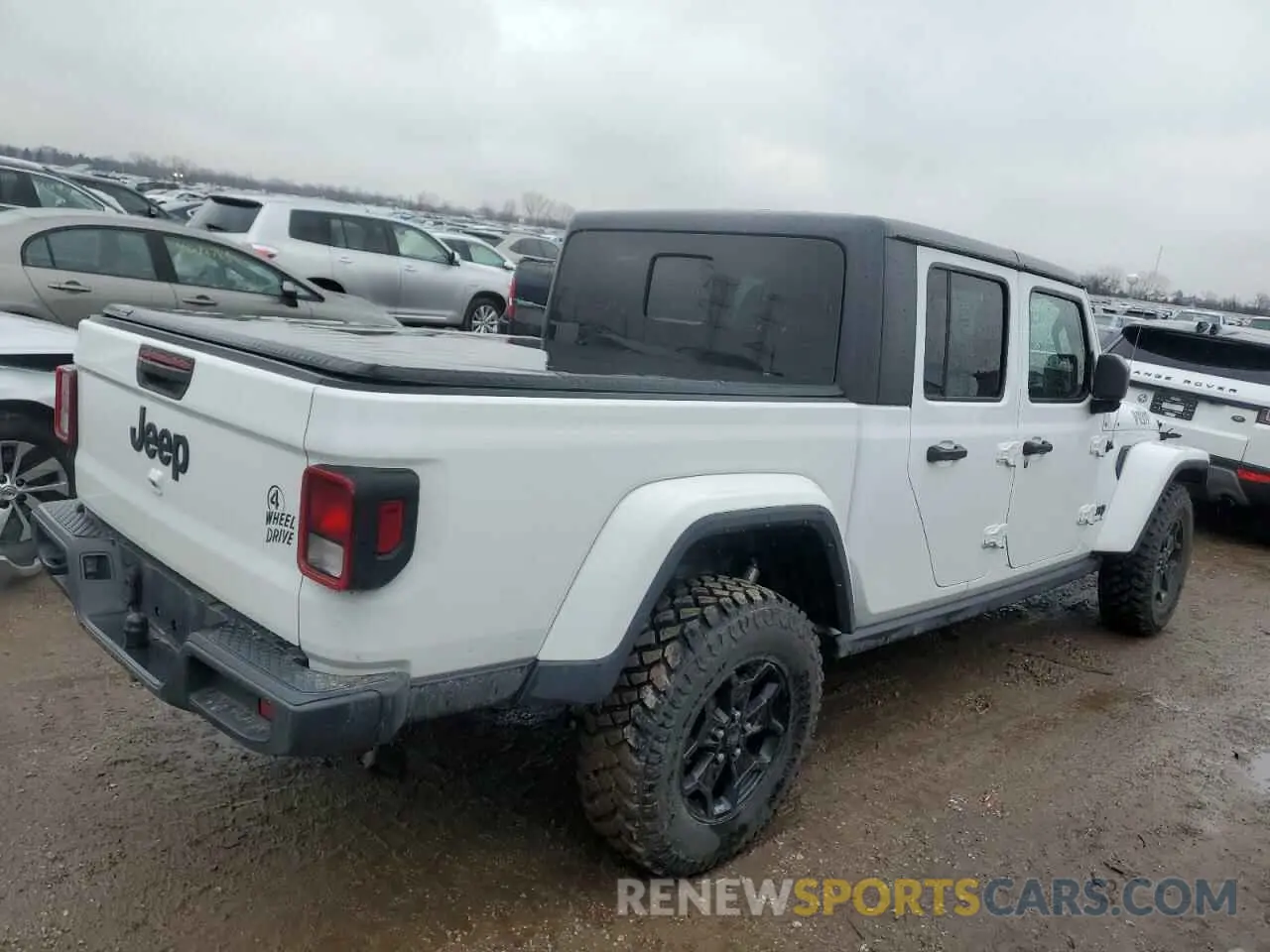 3 Photograph of a damaged car 1C6HJTAG9ML605725 JEEP GLADIATOR 2021