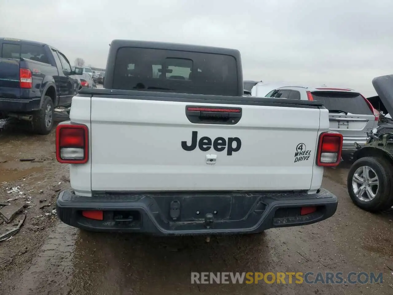 6 Photograph of a damaged car 1C6HJTAG9ML605725 JEEP GLADIATOR 2021