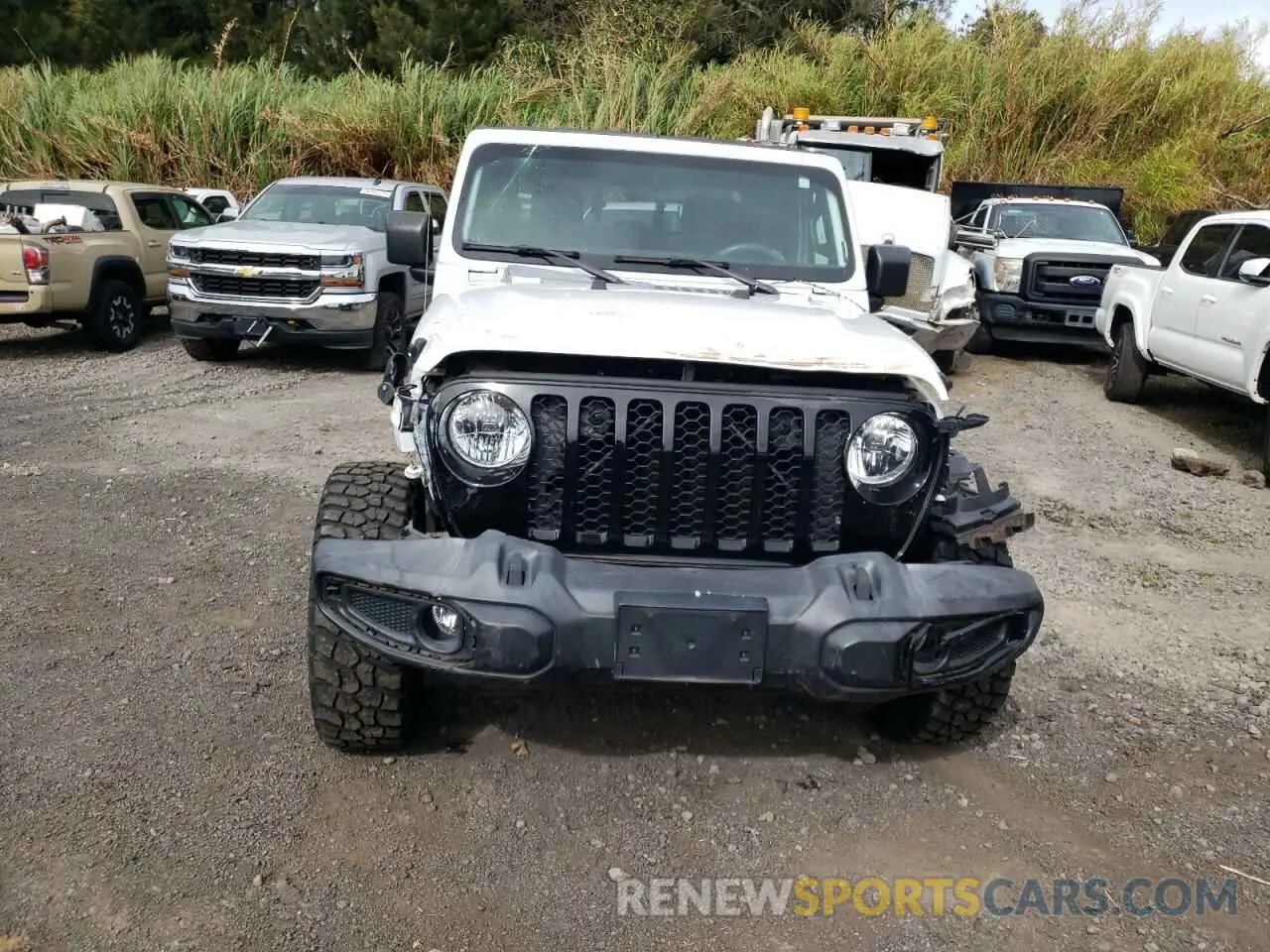 5 Photograph of a damaged car 1C6HJTAG9ML617423 JEEP GLADIATOR 2021