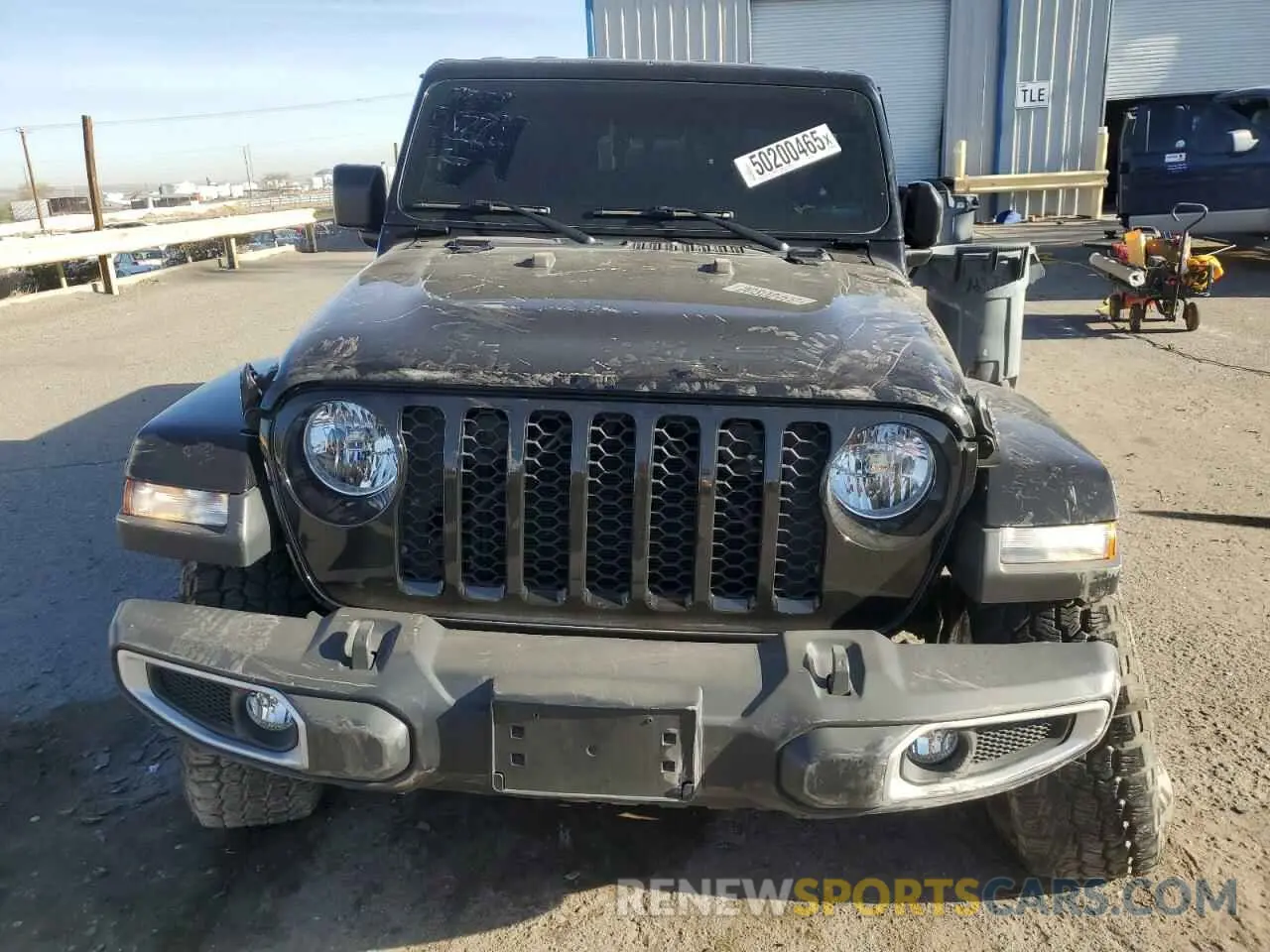 5 Photograph of a damaged car 1C6HJTAGXML512387 JEEP GLADIATOR 2021