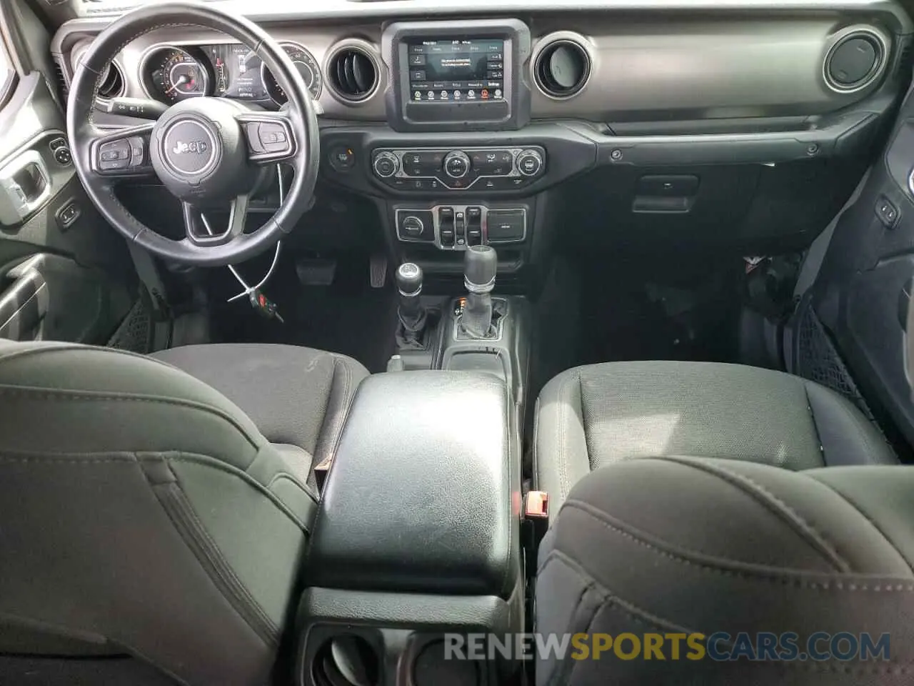 8 Photograph of a damaged car 1C6HJTAGXML513684 JEEP GLADIATOR 2021