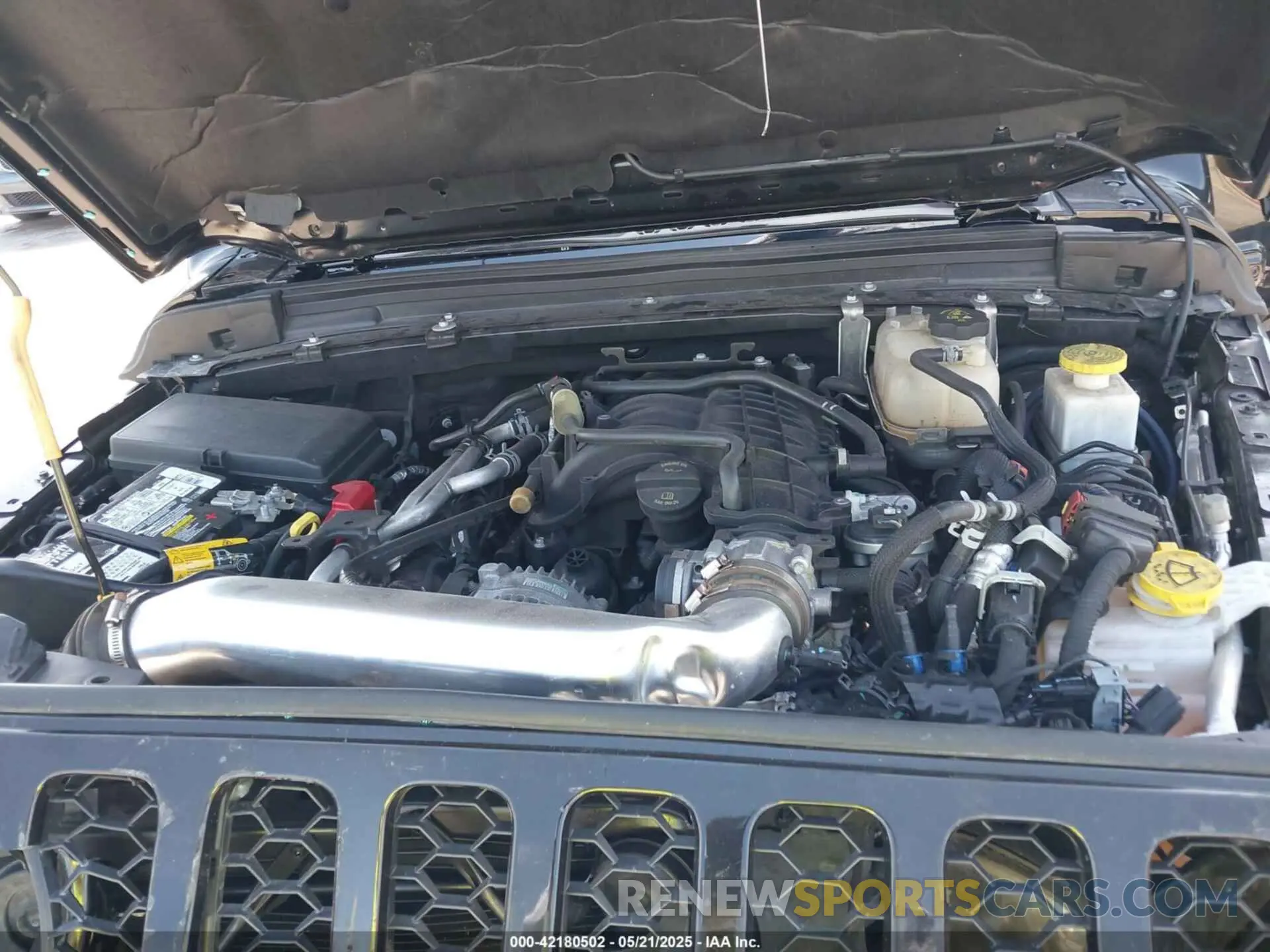 9 Photograph of a damaged car 1C6HJTAGXML613431 JEEP GLADIATOR 2021