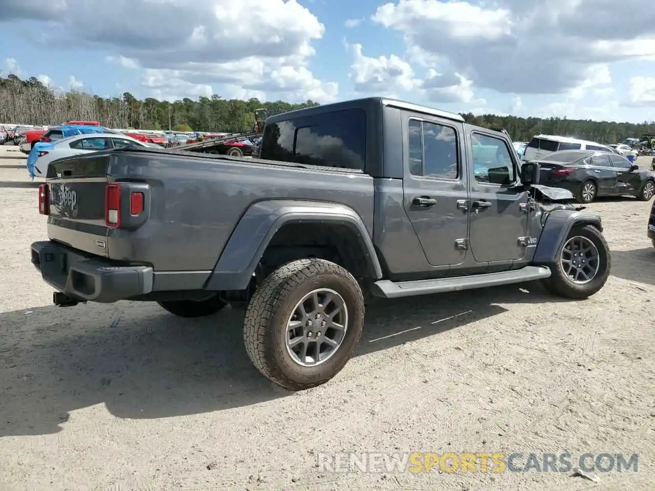 3 Photograph of a damaged car 1C6HJTFG0ML574762 JEEP GLADIATOR 2021