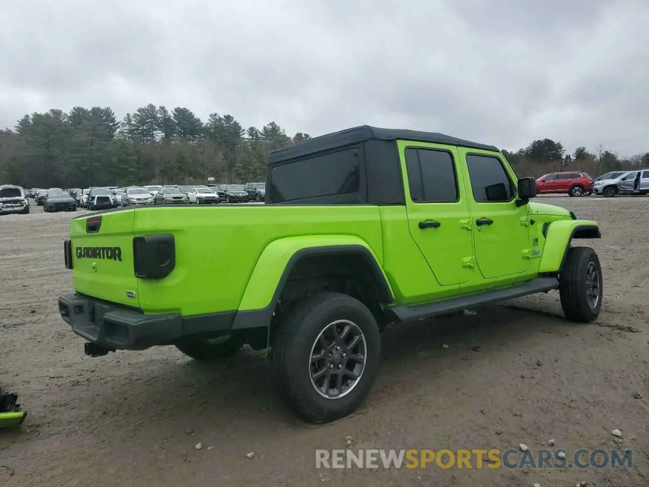 3 Photograph of a damaged car 1C6HJTFG0ML610918 JEEP GLADIATOR 2021