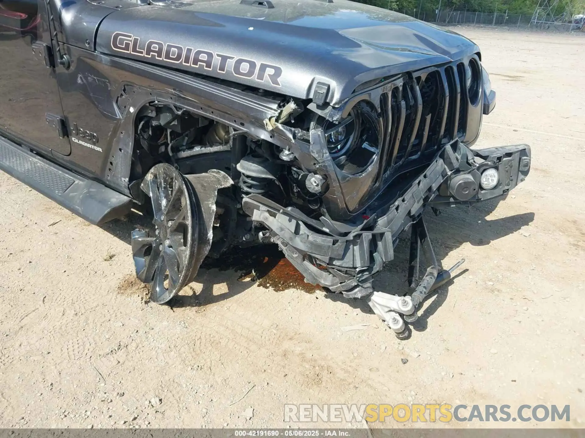 6 Photograph of a damaged car 1C6HJTFG1ML597581 JEEP GLADIATOR 2021