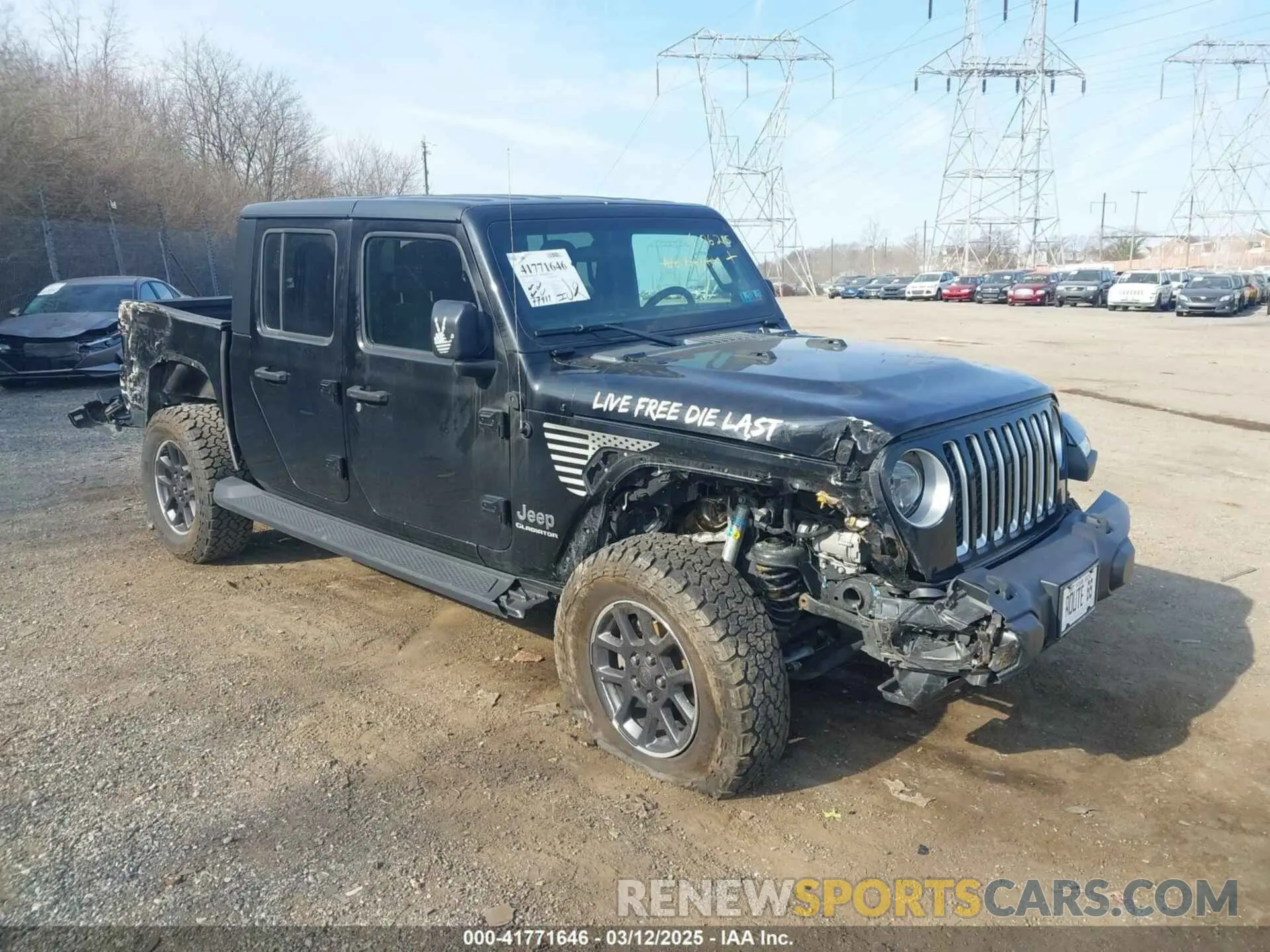 17 Photograph of a damaged car 1C6HJTFG1ML606215 JEEP GLADIATOR 2021
