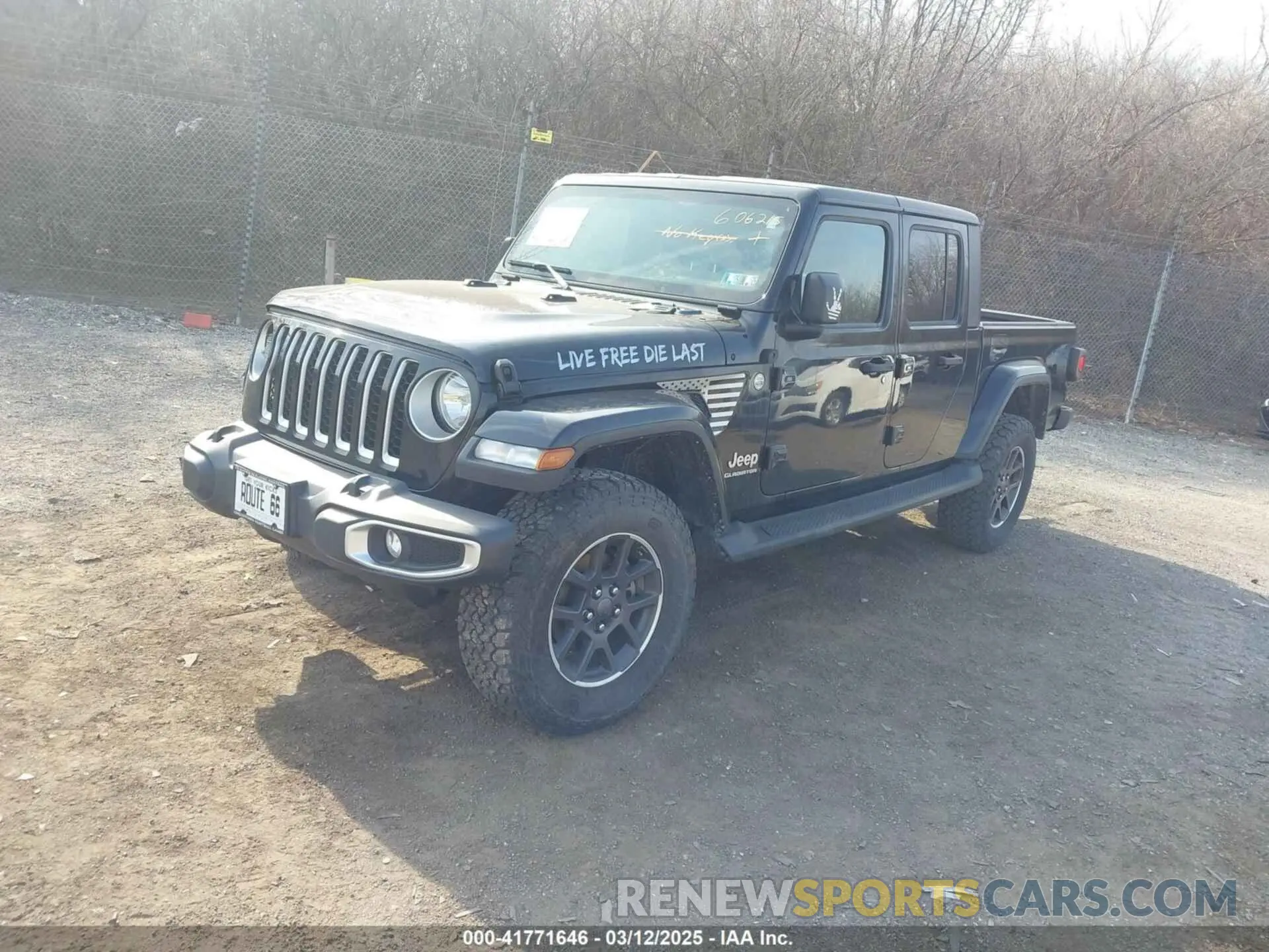 2 Photograph of a damaged car 1C6HJTFG1ML606215 JEEP GLADIATOR 2021