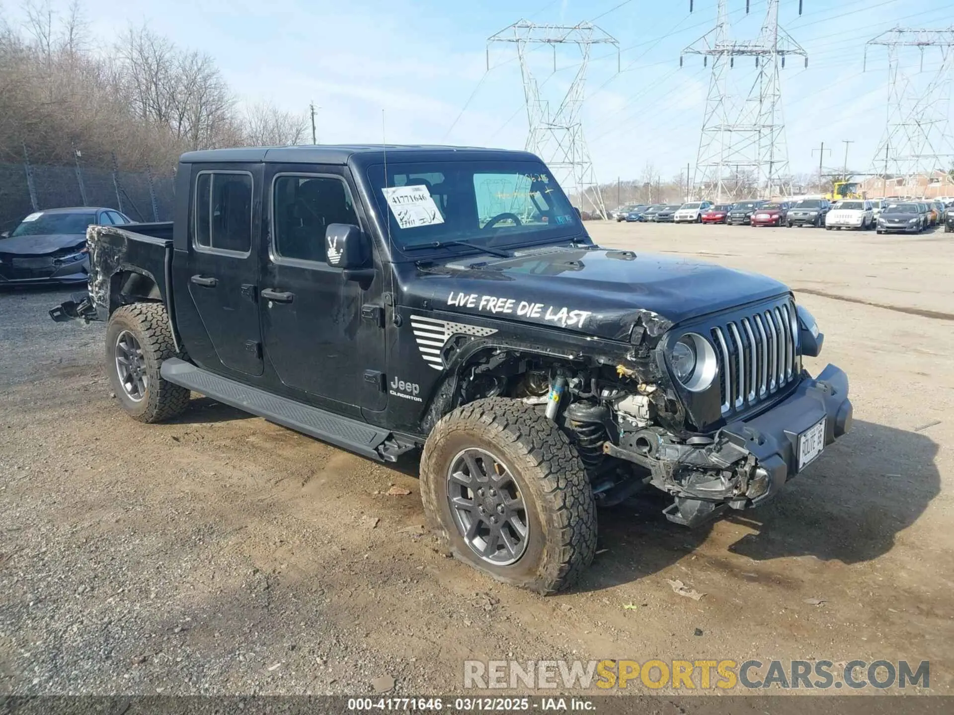 6 Photograph of a damaged car 1C6HJTFG1ML606215 JEEP GLADIATOR 2021