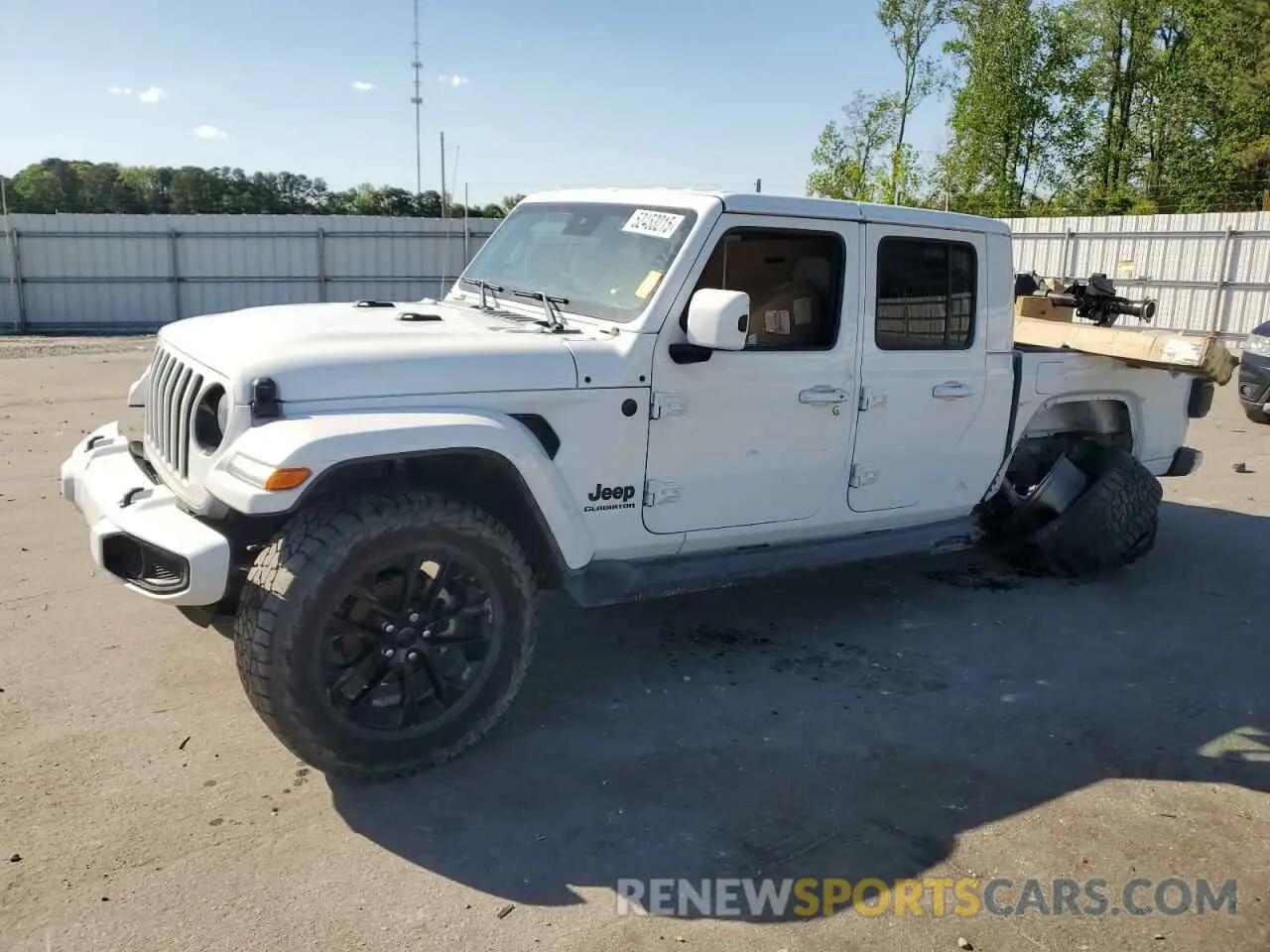 1 Photograph of a damaged car 1C6HJTFG2ML557221 JEEP GLADIATOR 2021
