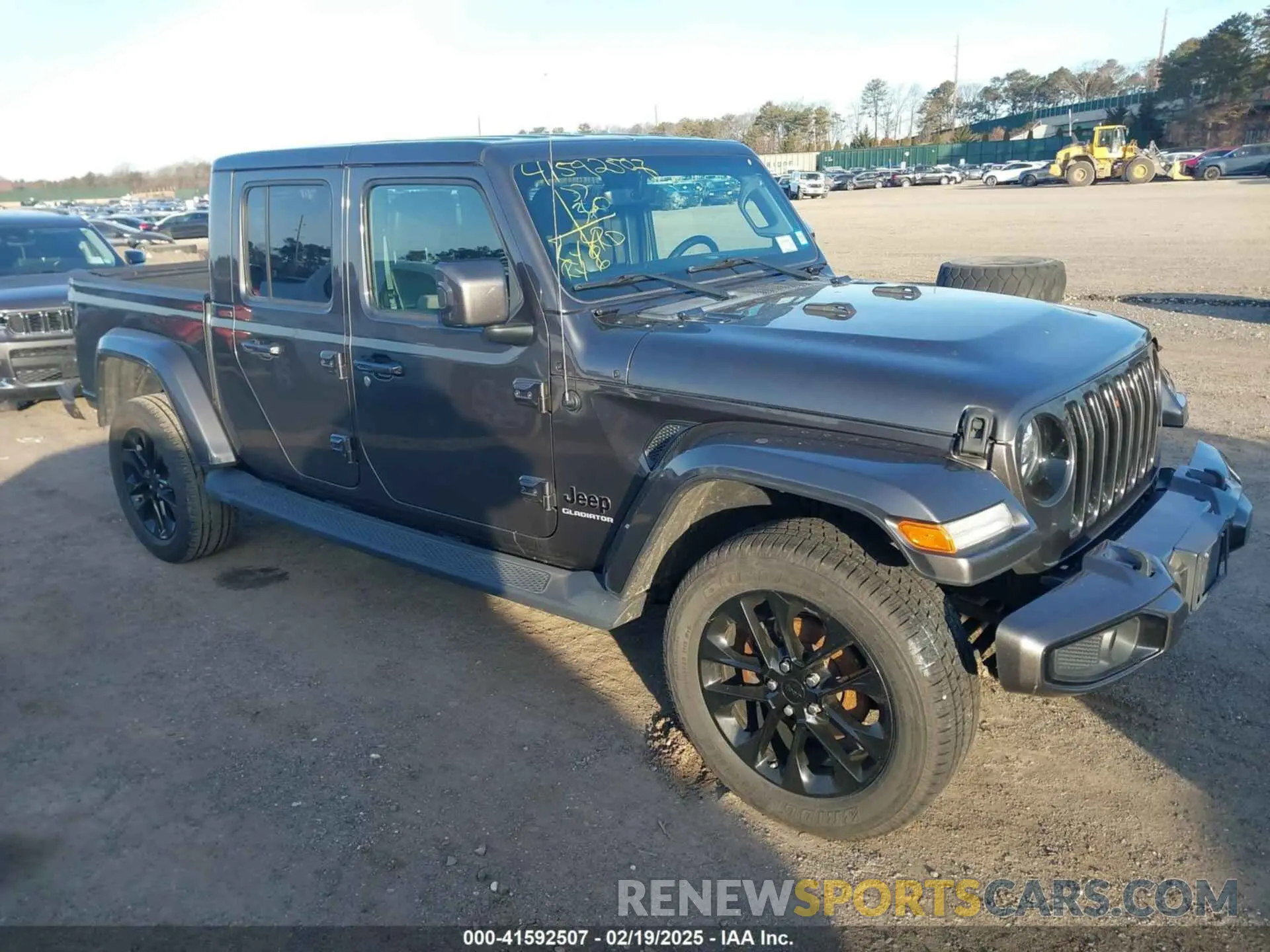 1 Photograph of a damaged car 1C6HJTFG3ML565828 JEEP GLADIATOR 2021