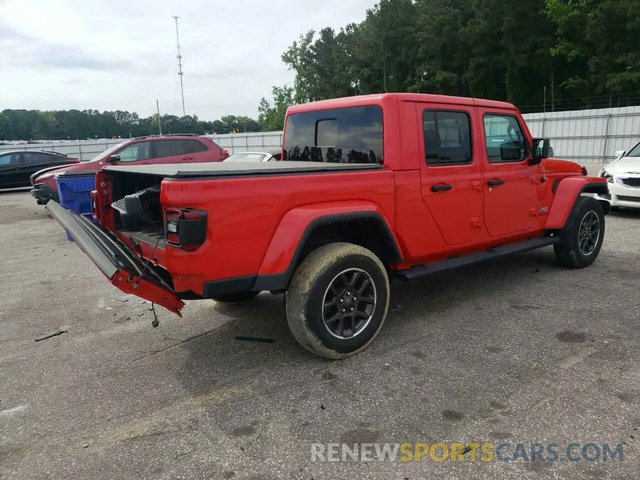3 Photograph of a damaged car 1C6HJTFG4ML579074 JEEP GLADIATOR 2021