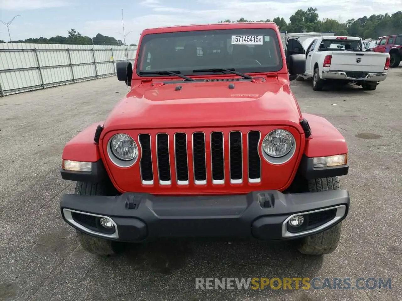 5 Photograph of a damaged car 1C6HJTFG4ML579074 JEEP GLADIATOR 2021