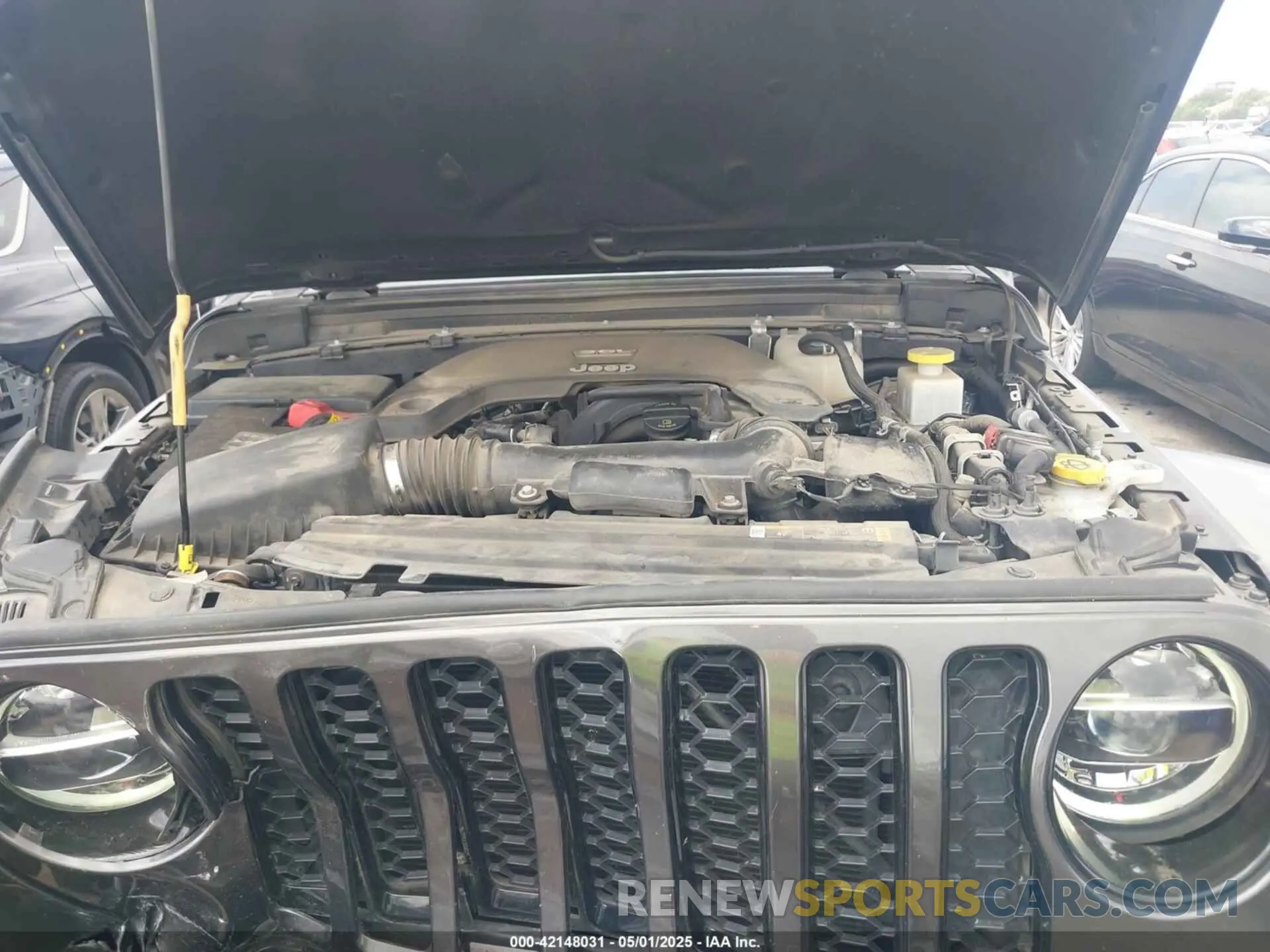 10 Photograph of a damaged car 1C6HJTFG4ML617175 JEEP GLADIATOR 2021