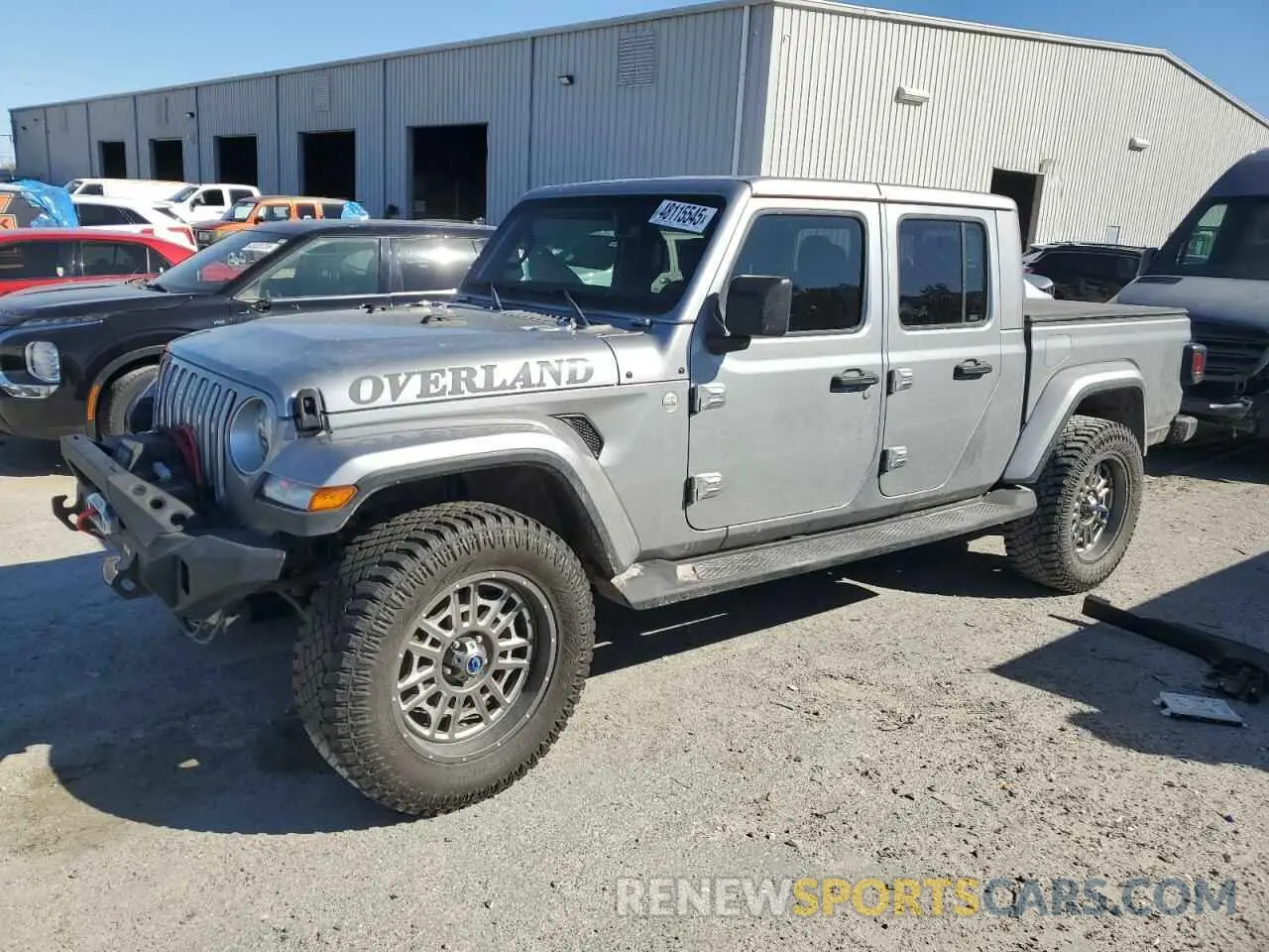1 Photograph of a damaged car 1C6HJTFG7ML553116 JEEP GLADIATOR 2021