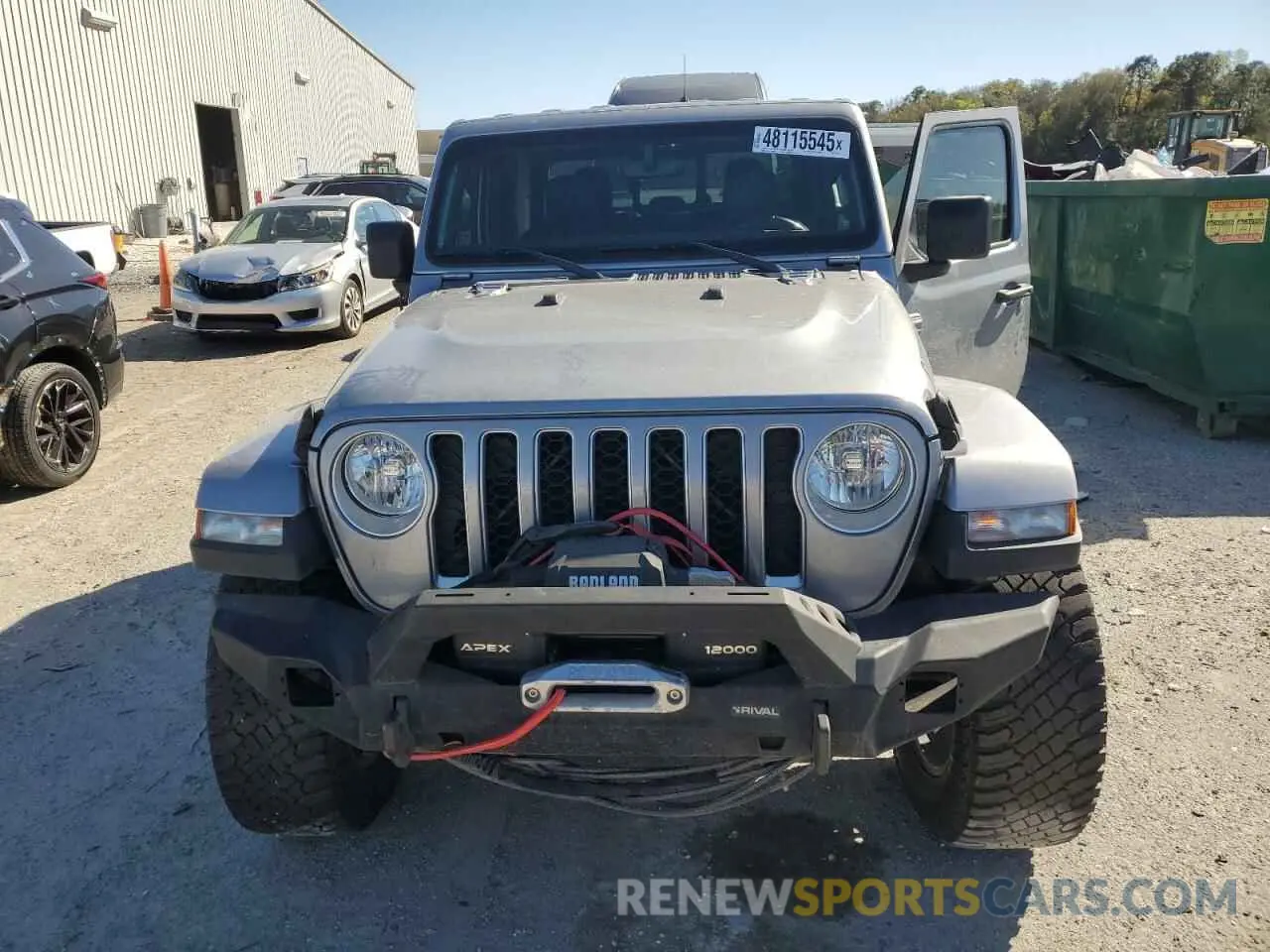 5 Photograph of a damaged car 1C6HJTFG7ML553116 JEEP GLADIATOR 2021