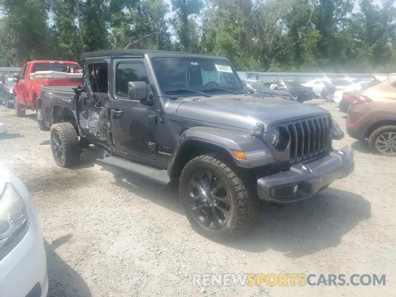 4 Photograph of a damaged car 1C6HJTFG7ML579232 JEEP GLADIATOR 2021