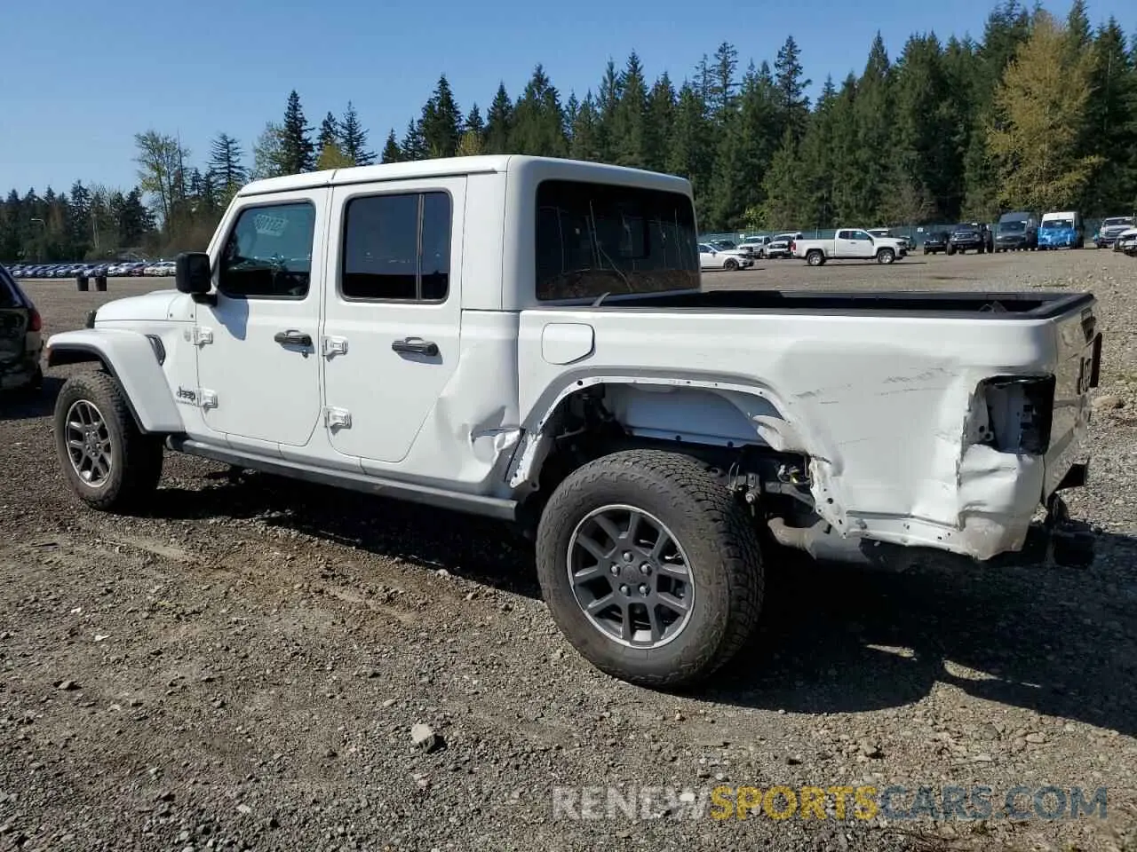2 Photograph of a damaged car 1C6HJTFG8ML519816 JEEP GLADIATOR 2021