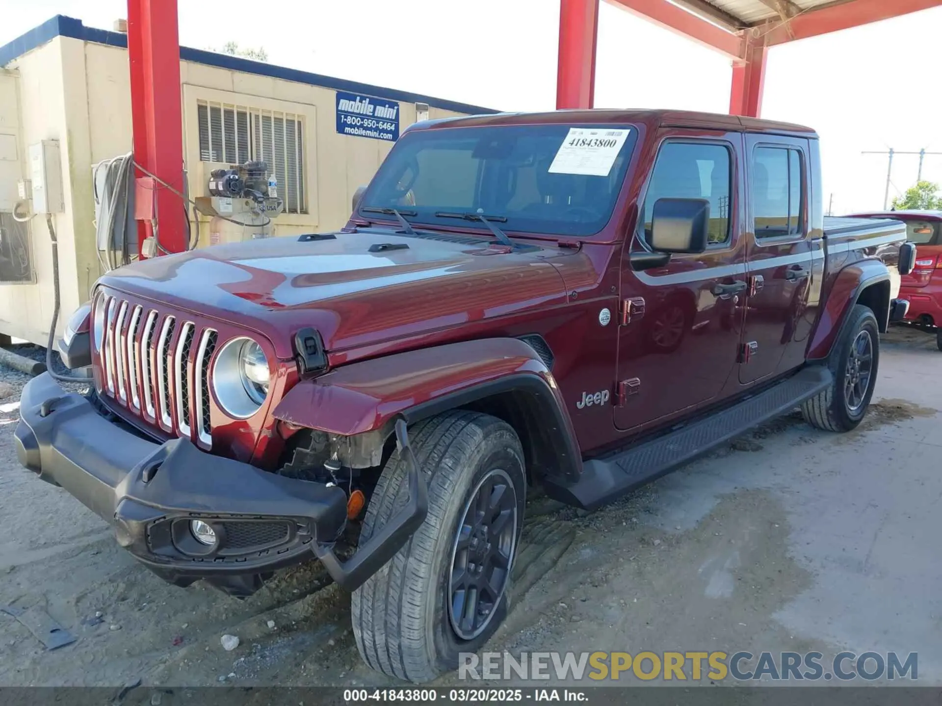 6 Photograph of a damaged car 1C6HJTFGXML553983 JEEP GLADIATOR 2021