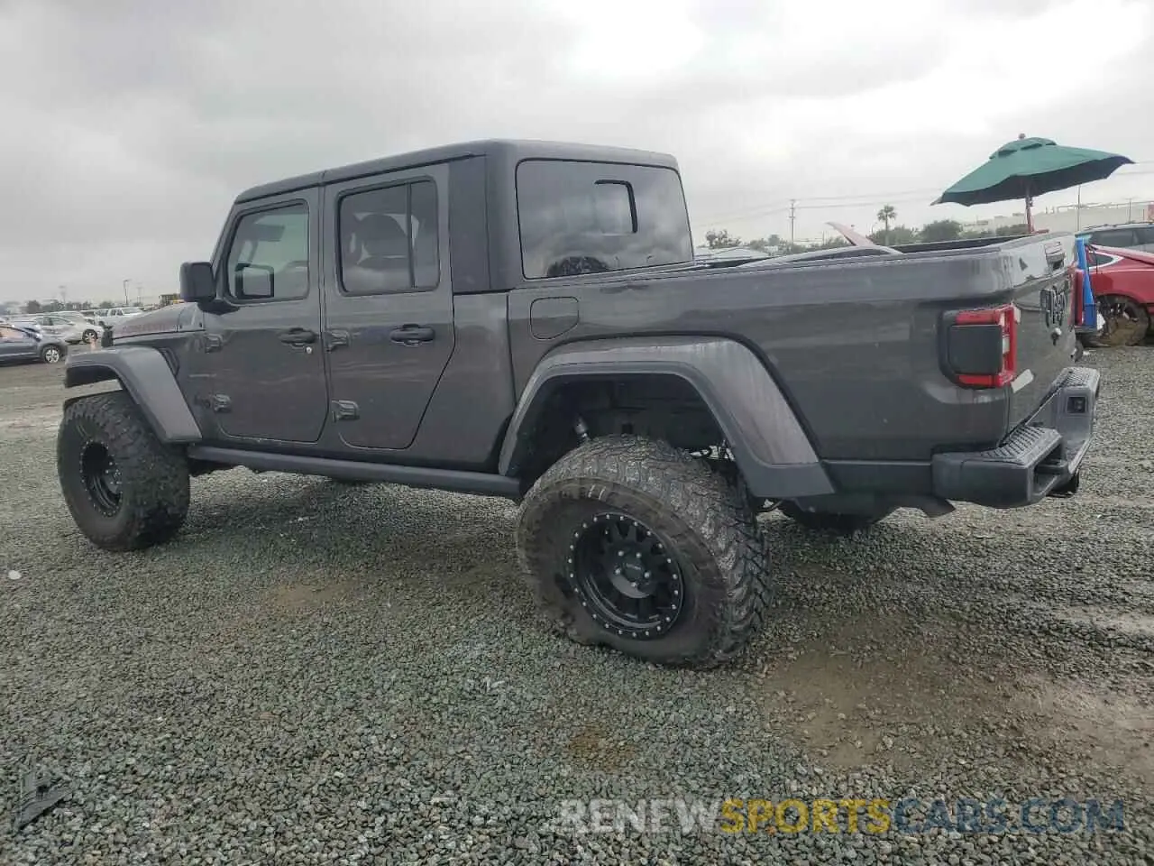 2 Photograph of a damaged car 1C6JJTAG0ML508141 JEEP GLADIATOR 2021