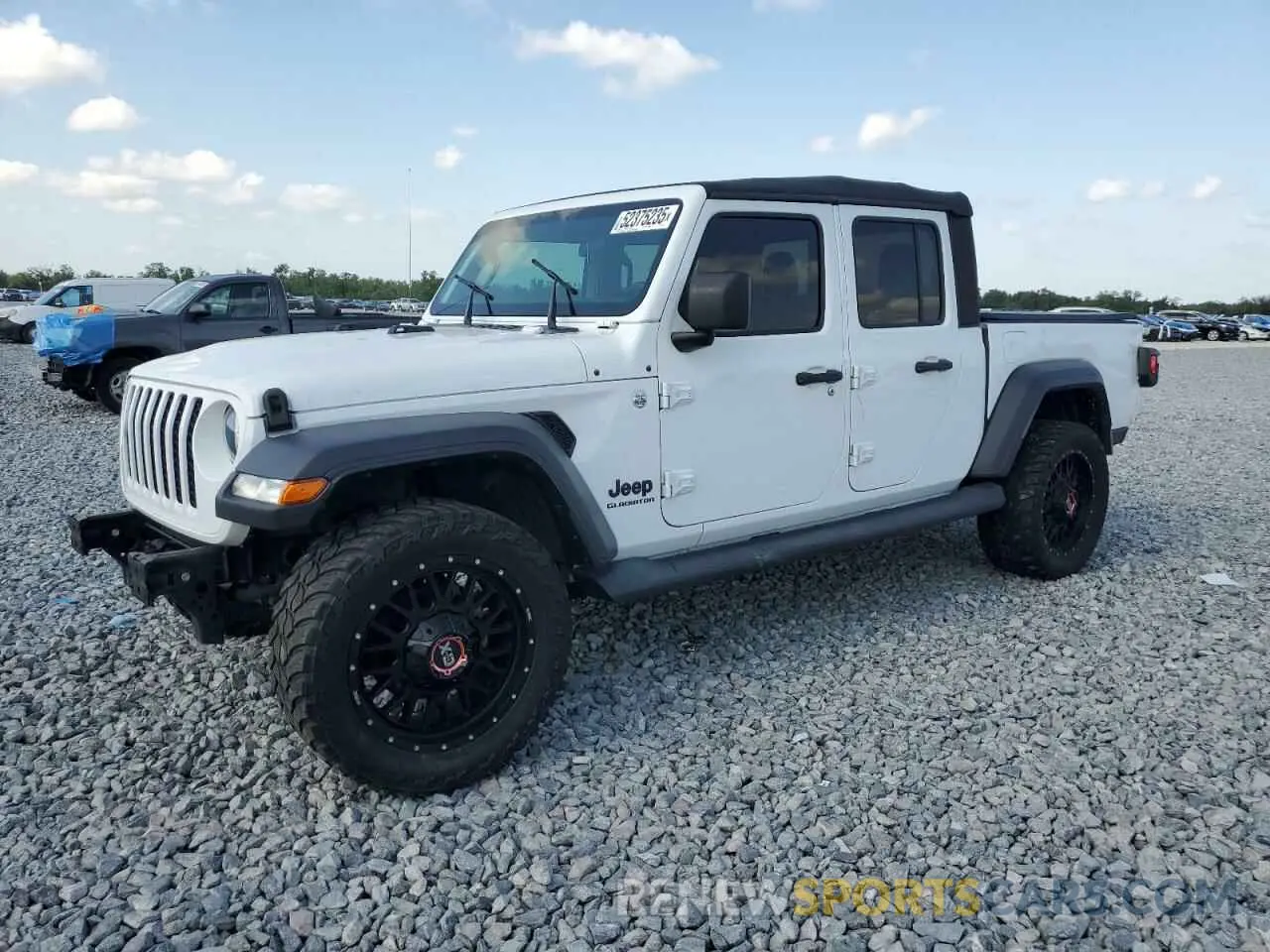 1 Photograph of a damaged car 1C6JJTAG3ML532871 JEEP GLADIATOR 2021