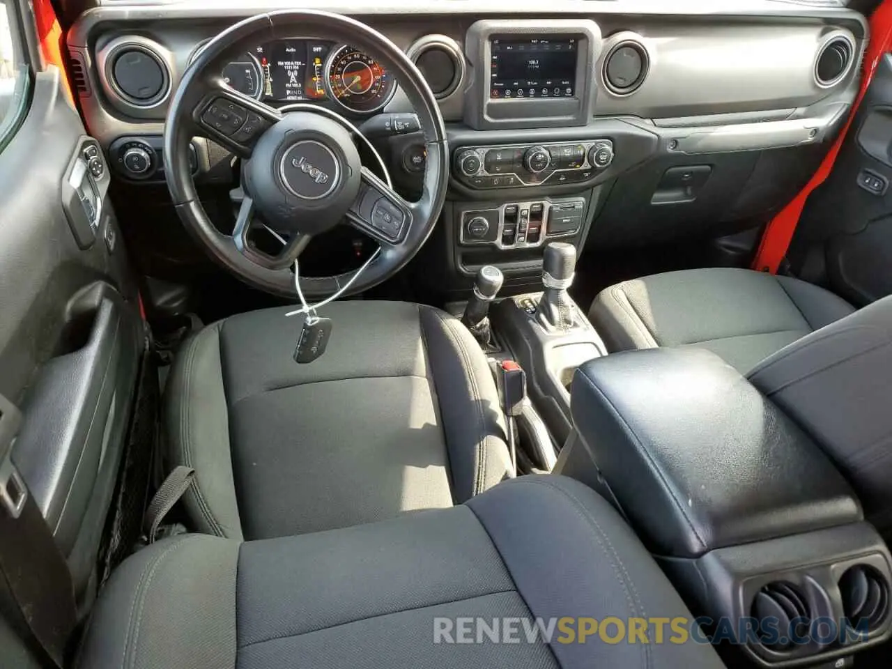 8 Photograph of a damaged car 1C6JJTAG3ML550206 JEEP GLADIATOR 2021