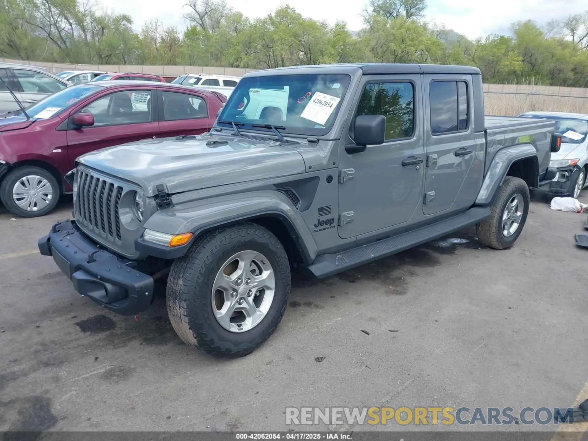 2 Photograph of a damaged car 1C6JJTAG8ML583556 JEEP GLADIATOR 2021