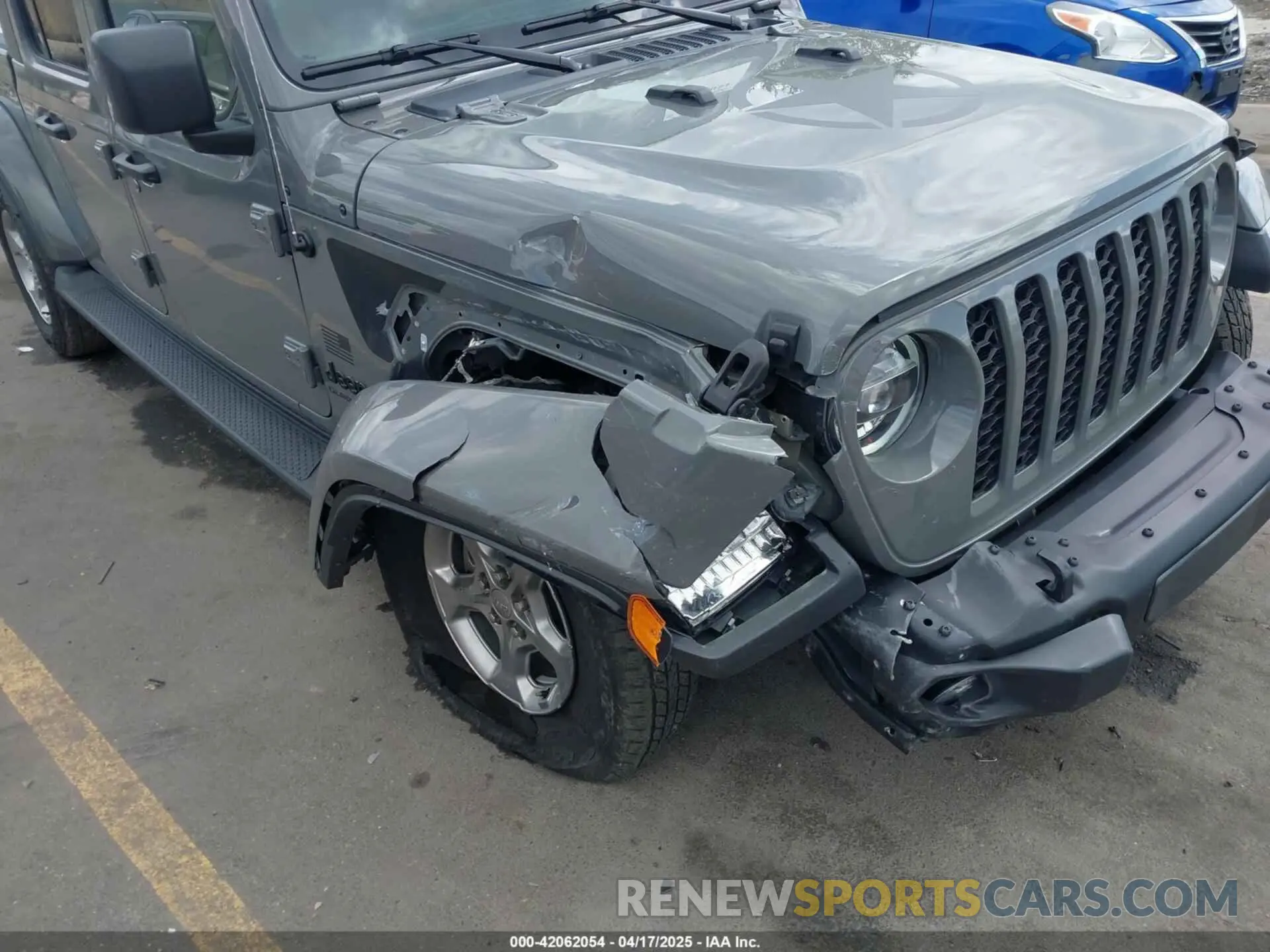 6 Photograph of a damaged car 1C6JJTAG8ML583556 JEEP GLADIATOR 2021