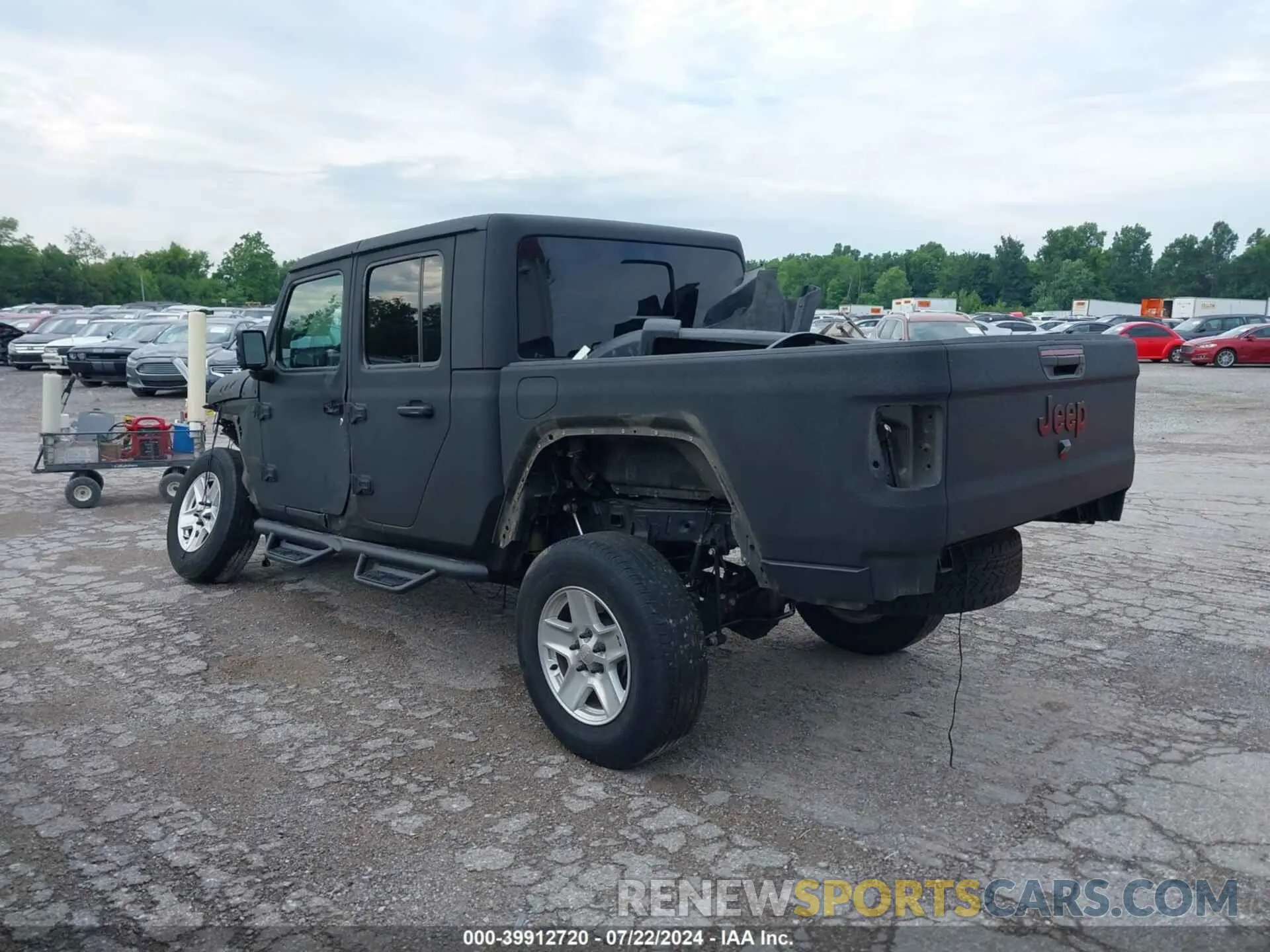 3 Photograph of a damaged car 1C6JJTAG9ML604950 JEEP GLADIATOR 2021