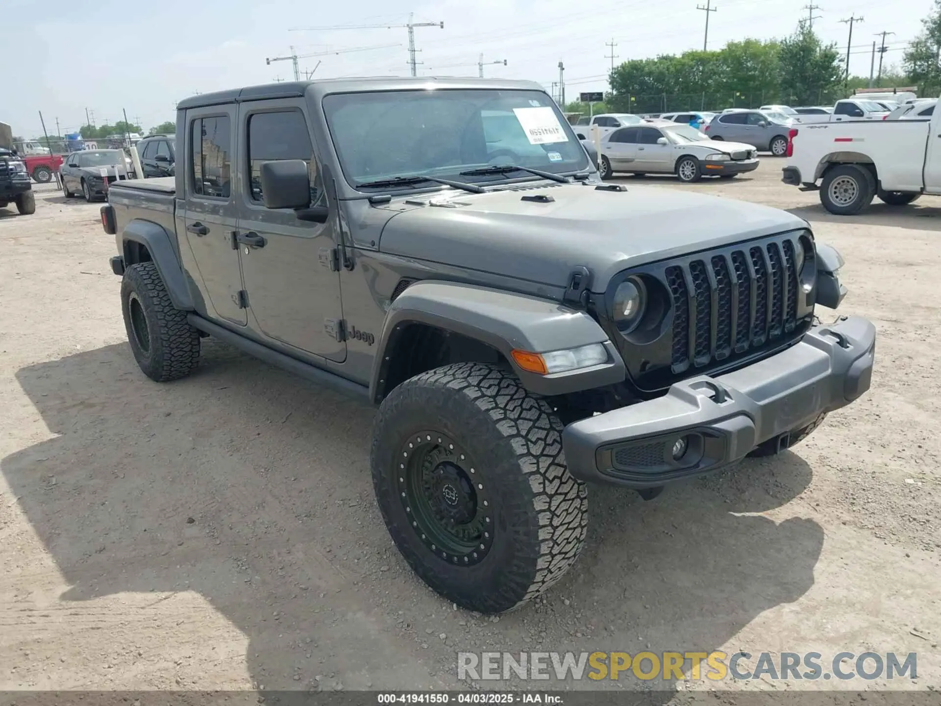 1 Photograph of a damaged car 1C6JJTAM1ML607525 JEEP GLADIATOR 2021