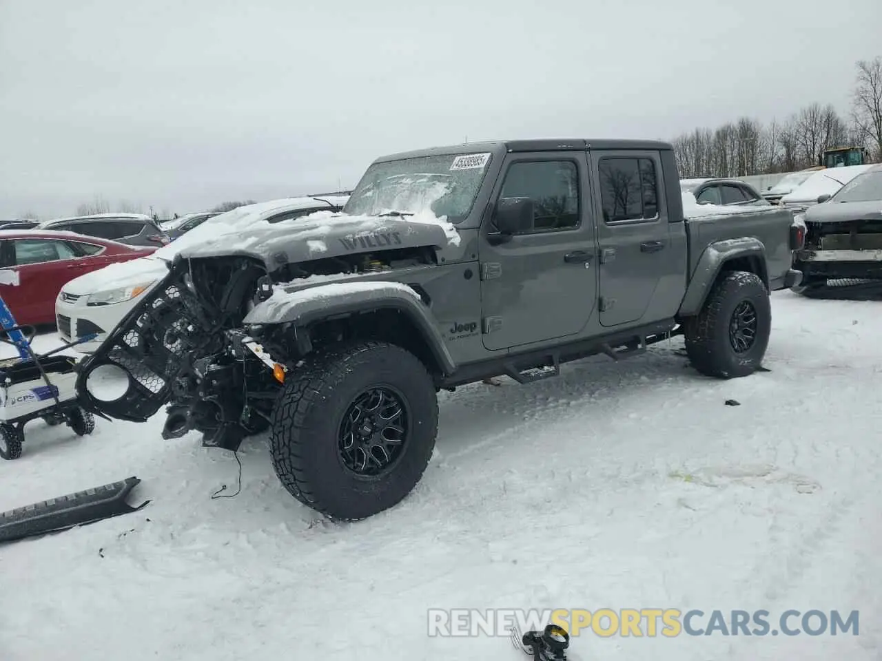 1 Photograph of a damaged car 1C6JJTAM2ML526873 JEEP GLADIATOR 2021